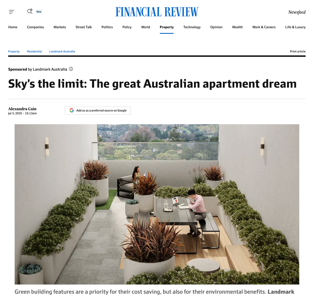 The Great Australian Apartment Dream