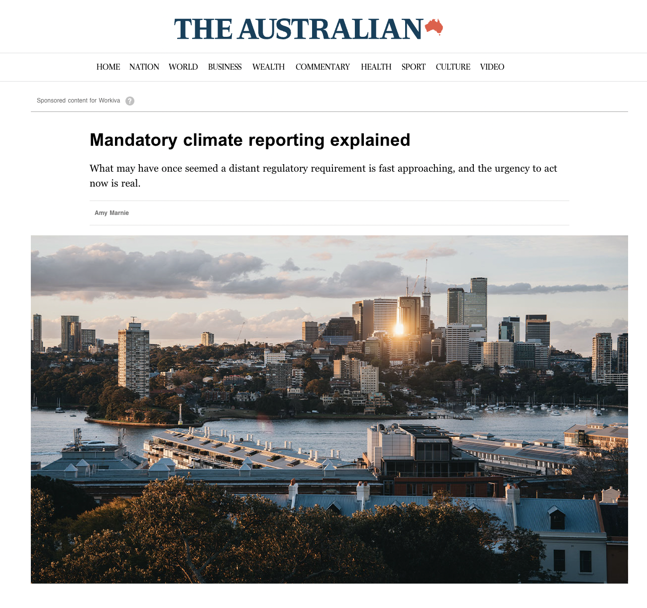 Mandatory Climate Reporting Explained