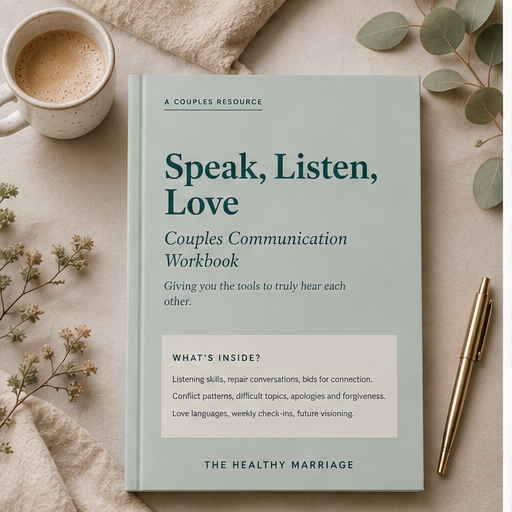 Speak, Listen, Love | Couples Communication Workbook