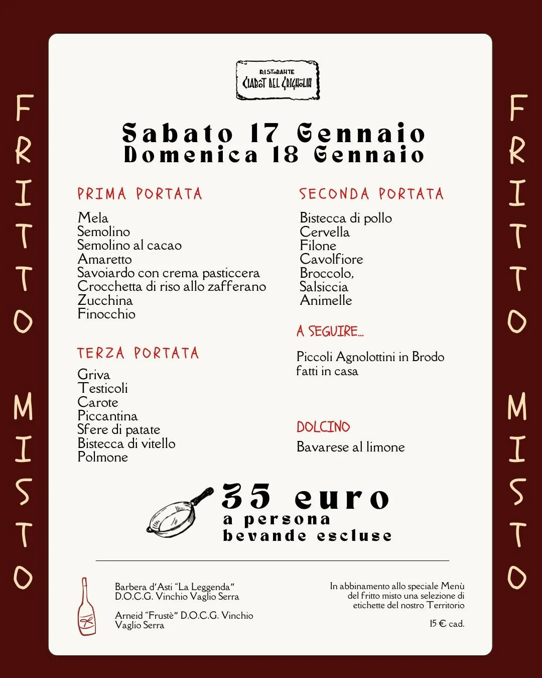 Il Fritto Misto del Ciabot: un rito d’inverno che torna ogni anno