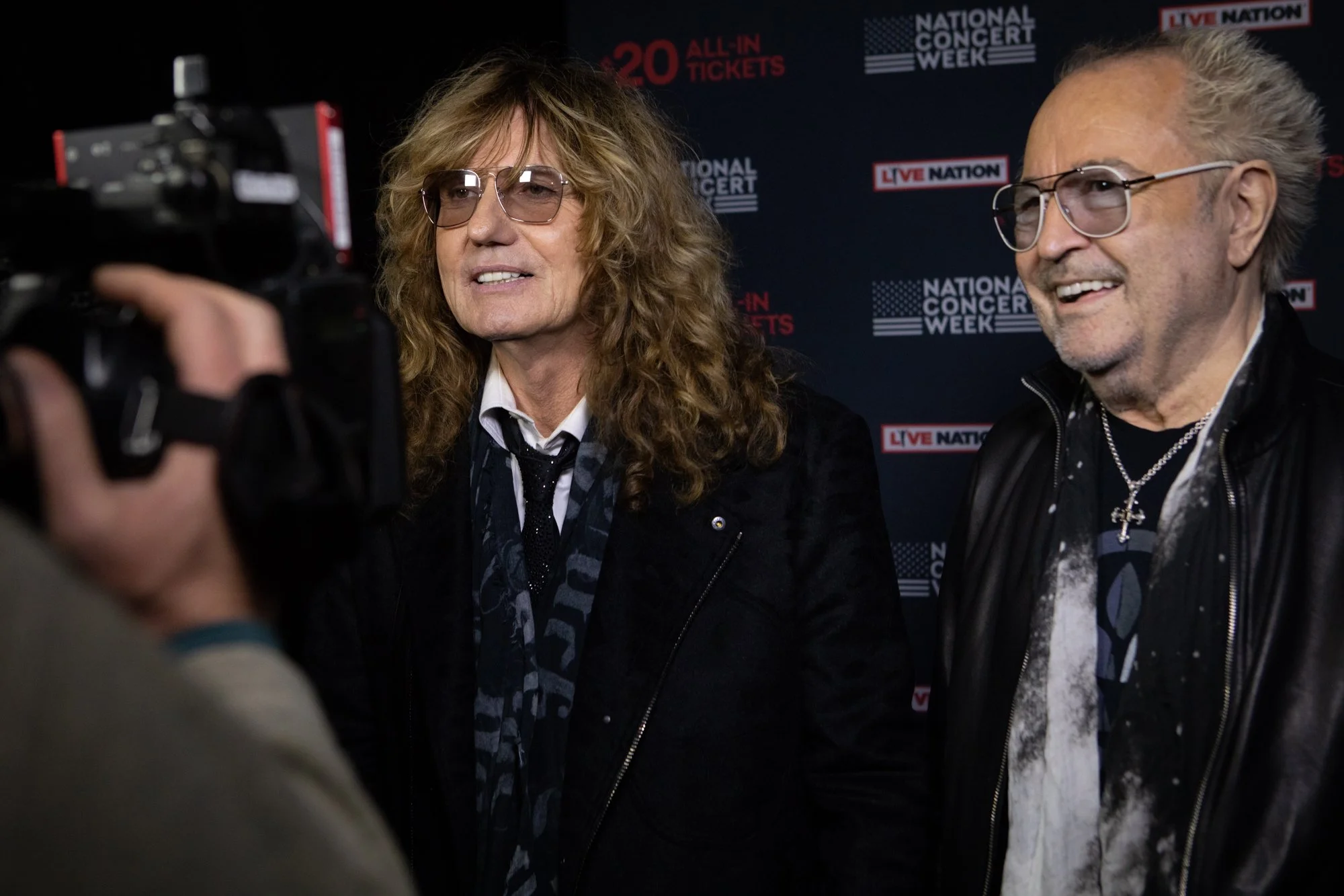 David Coverdale & Mick Jones Live Nation National Concert Week 2018 NYC
