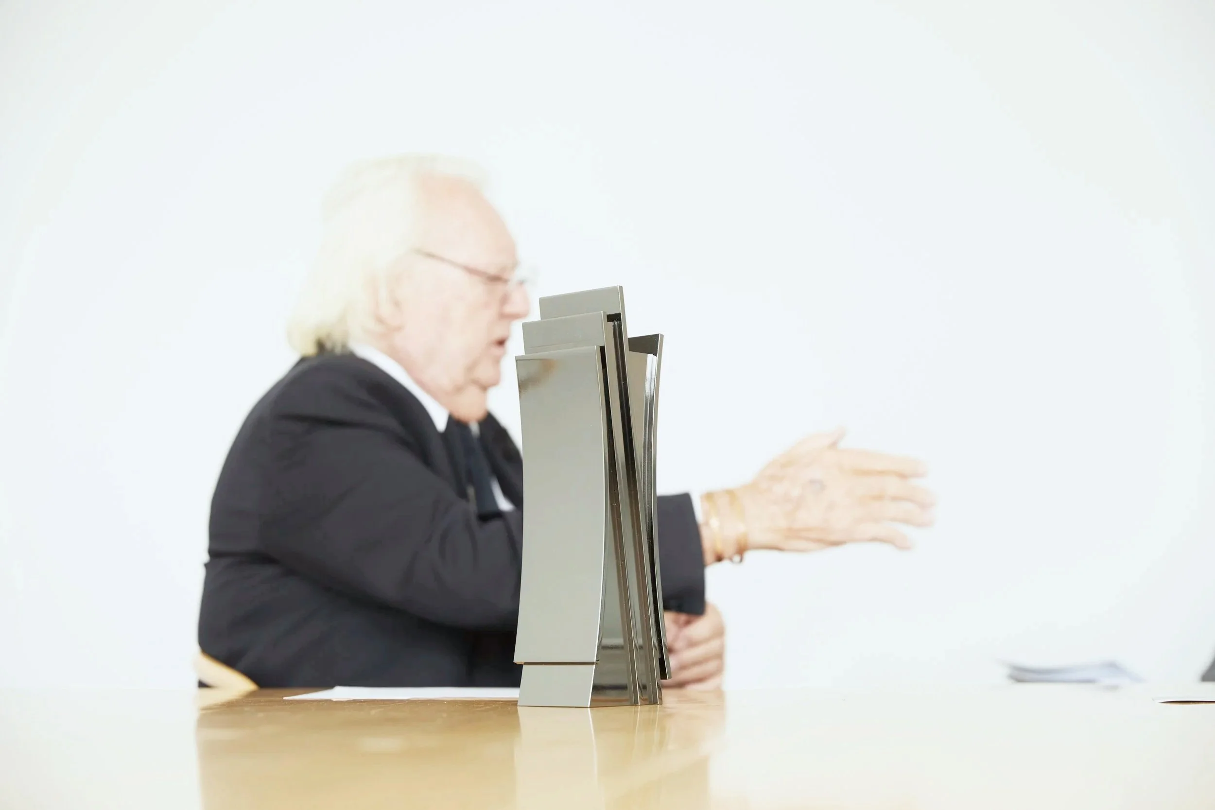 Architect Richard Meier receiving the BADAP All-Stars Award