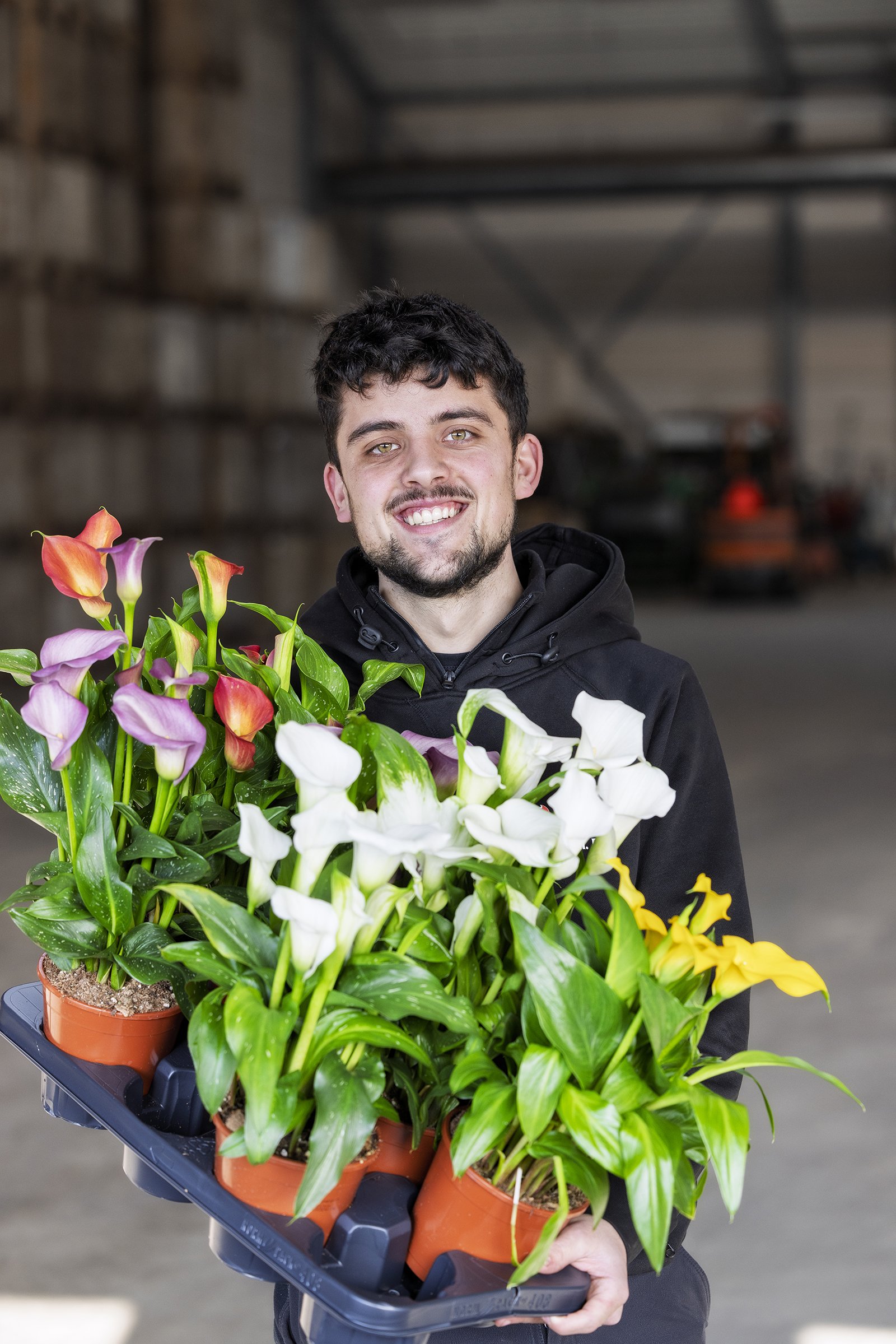 joris teeuwen met bak calla'sLR bloembollensector.jpg