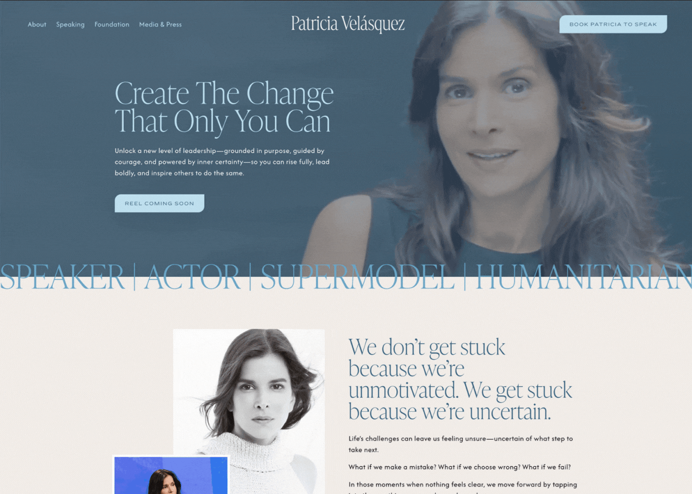 Patricia Velásquez | Speaker & Founder