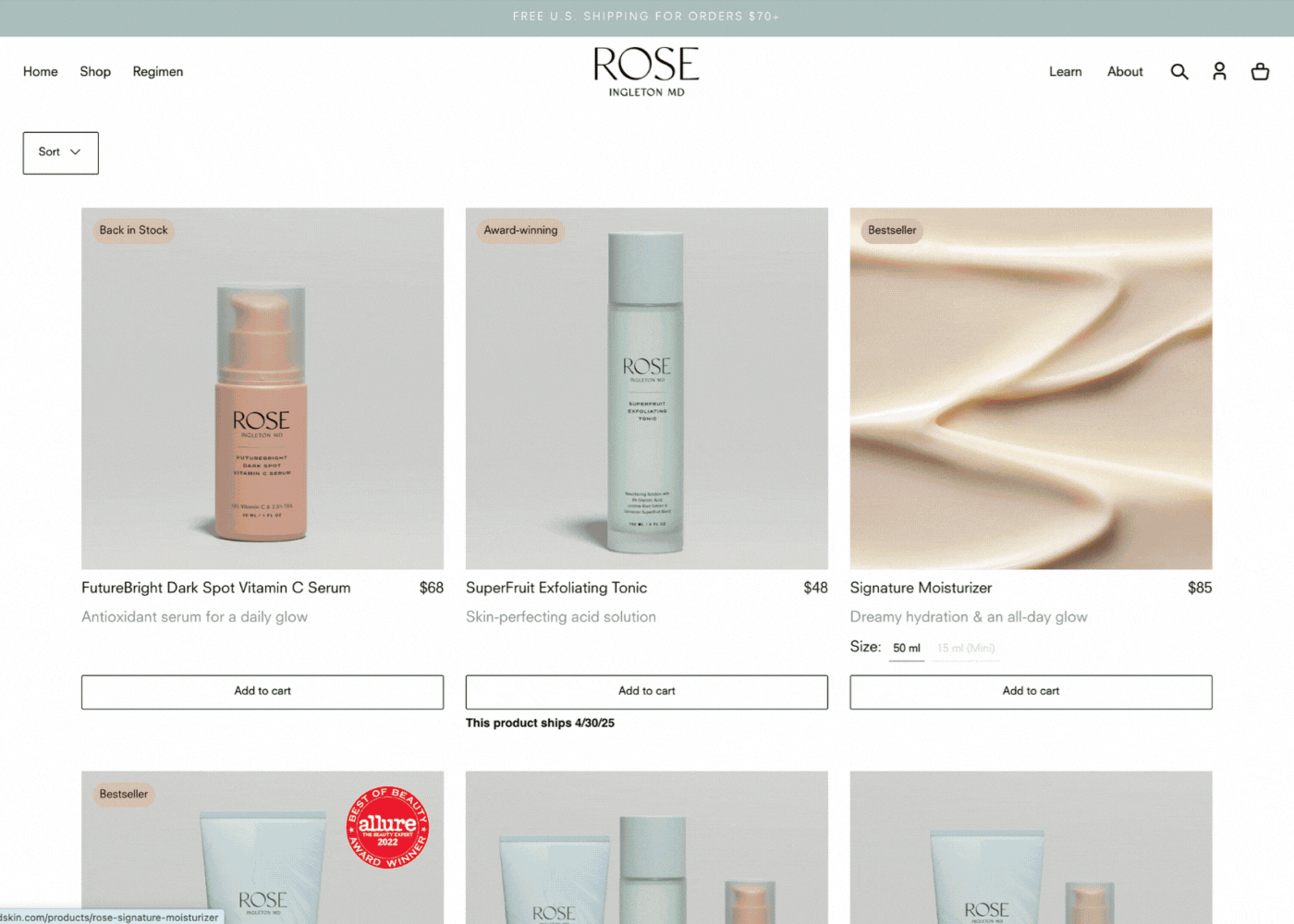 Rose MD | Skincare