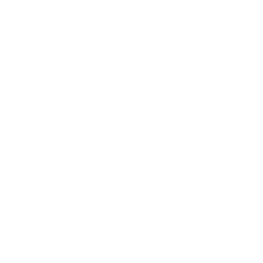 Icône blanche d'une oreille stylisée sur fond noir