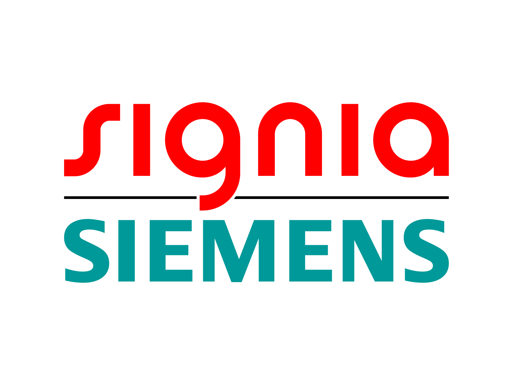 Logo avec le texte "si Sign" en rouge et "SIEMENS" en bleu