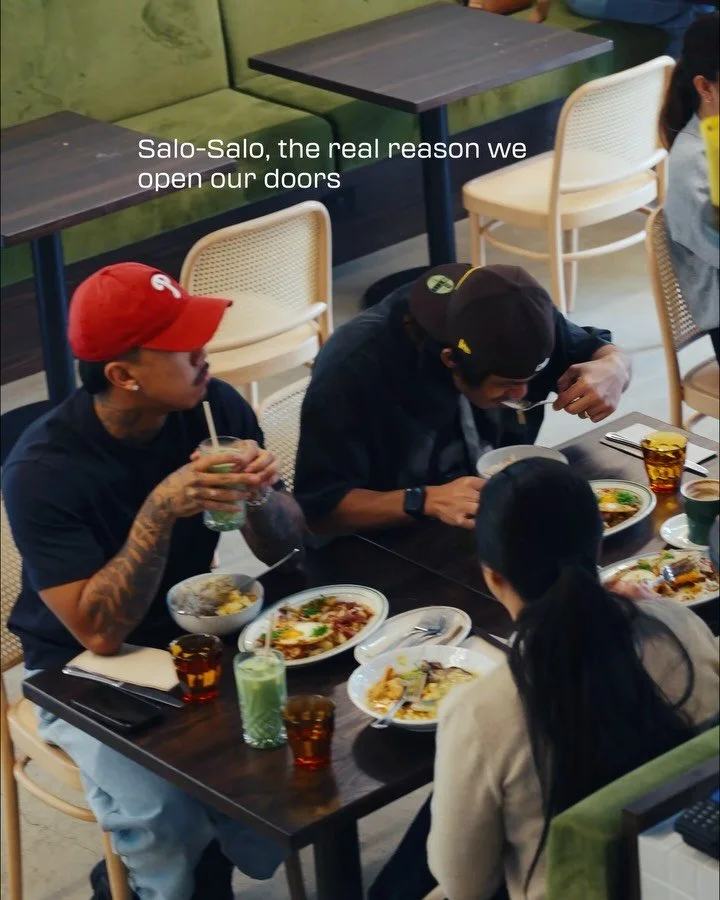 Good vibes only - shared tables, laughter, and everything made by hand.

This is what salo-salo looks like at Moreno. 

#Moreno #MorenoAkl #AucklandCafes #AucklandEats #Cafe #Brunch