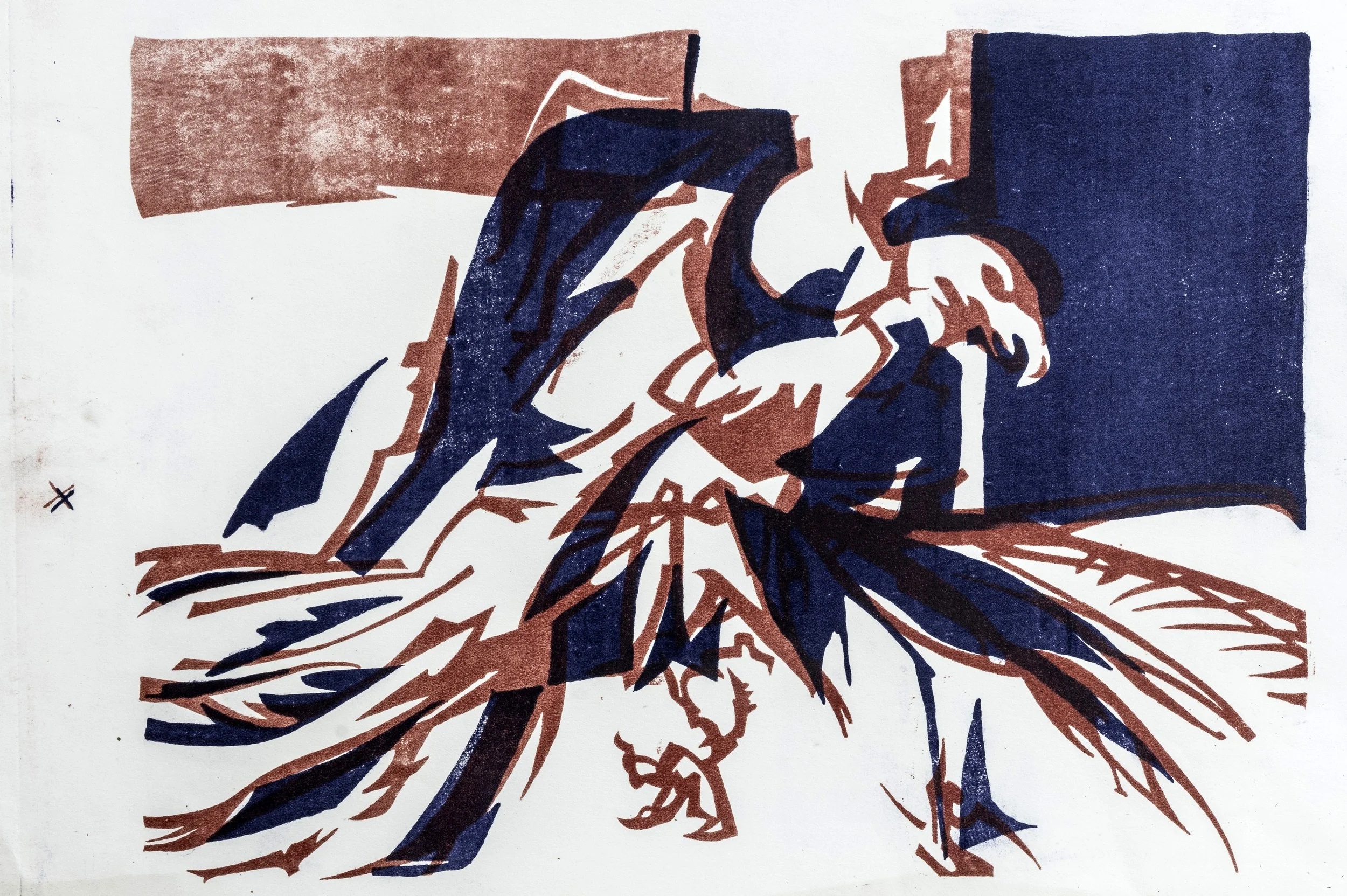 24 : Screenprint | "Dying Pigeon"