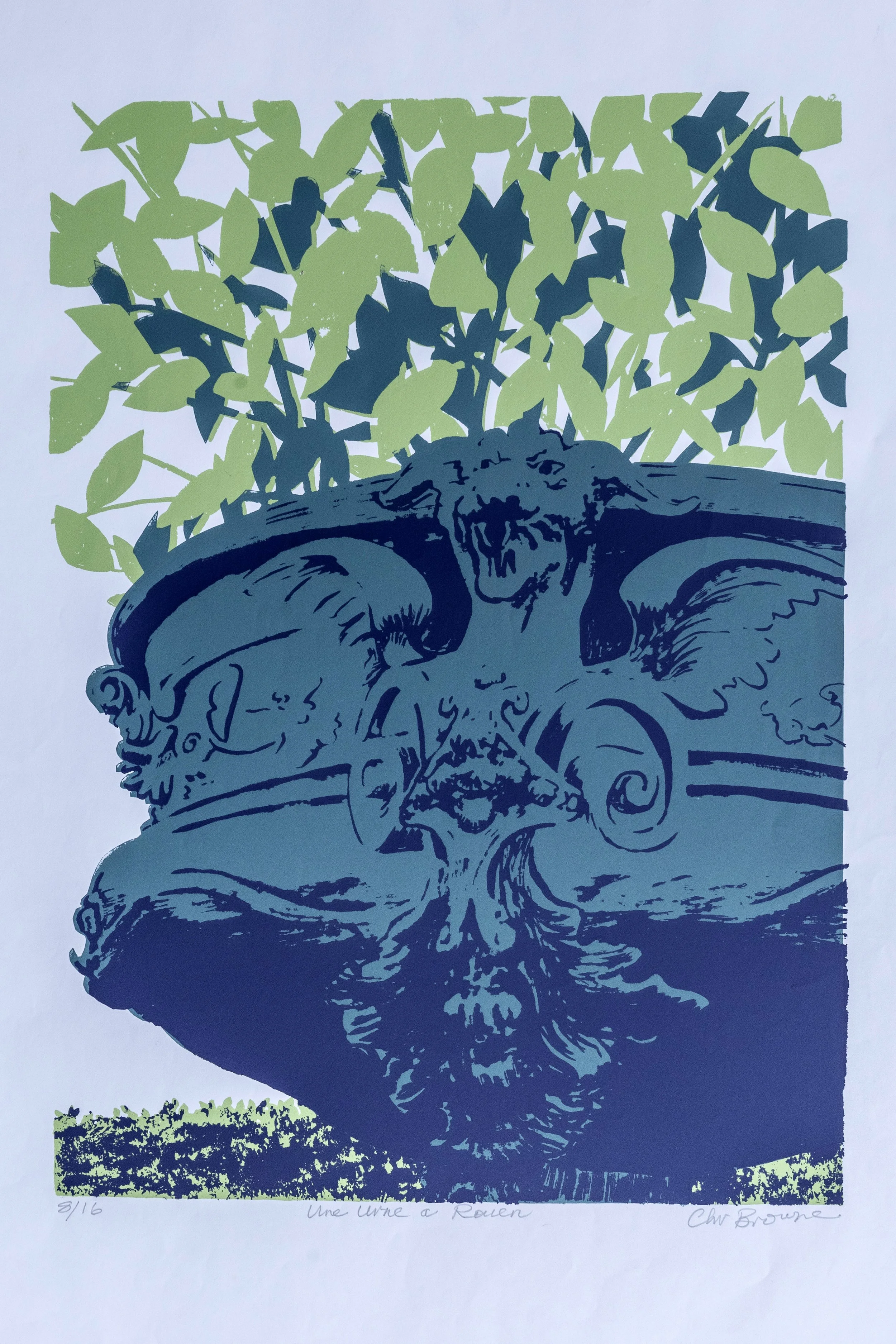 11 : Screenprint | "Une Urn a Rouen"