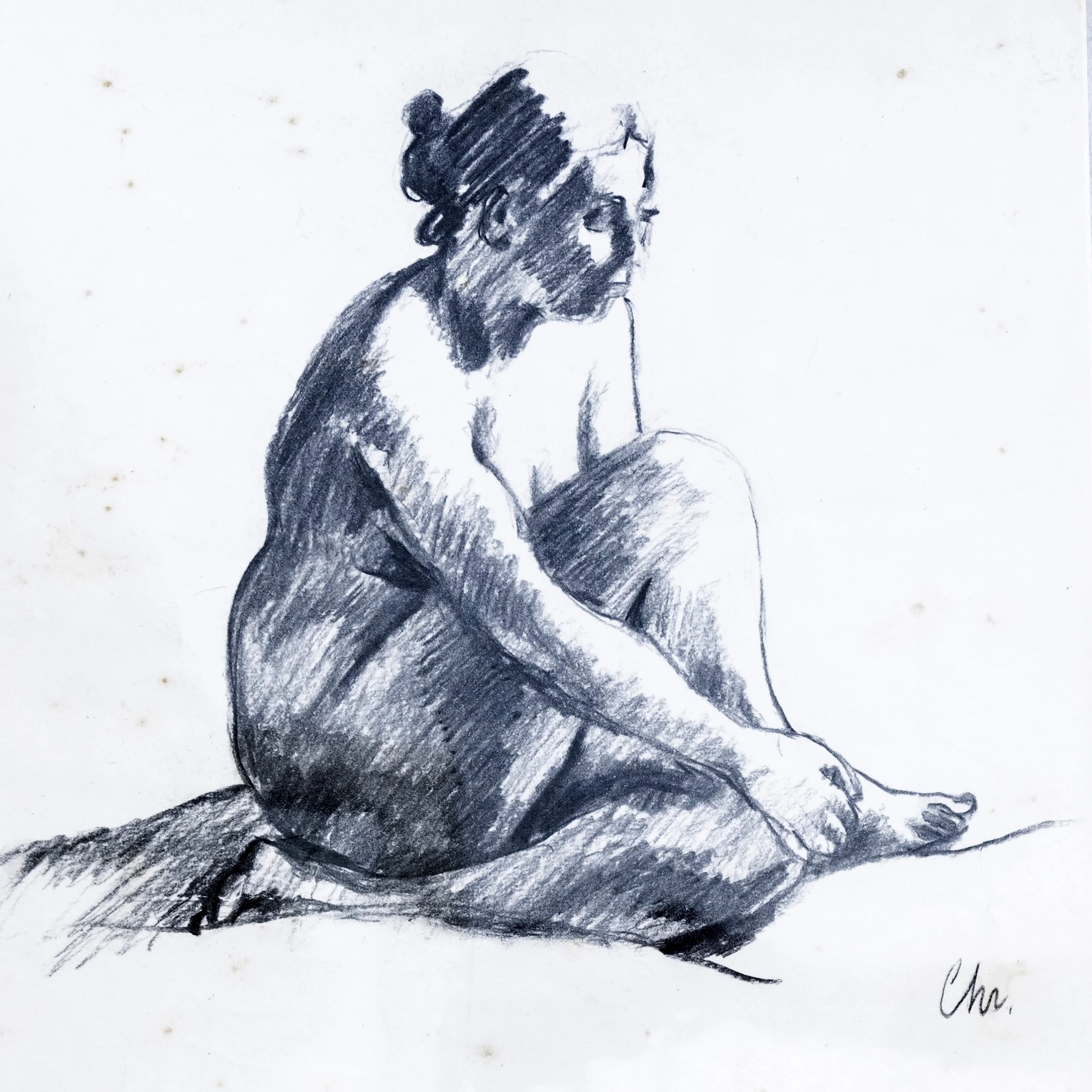 76 : Drawing | "Female Nude "