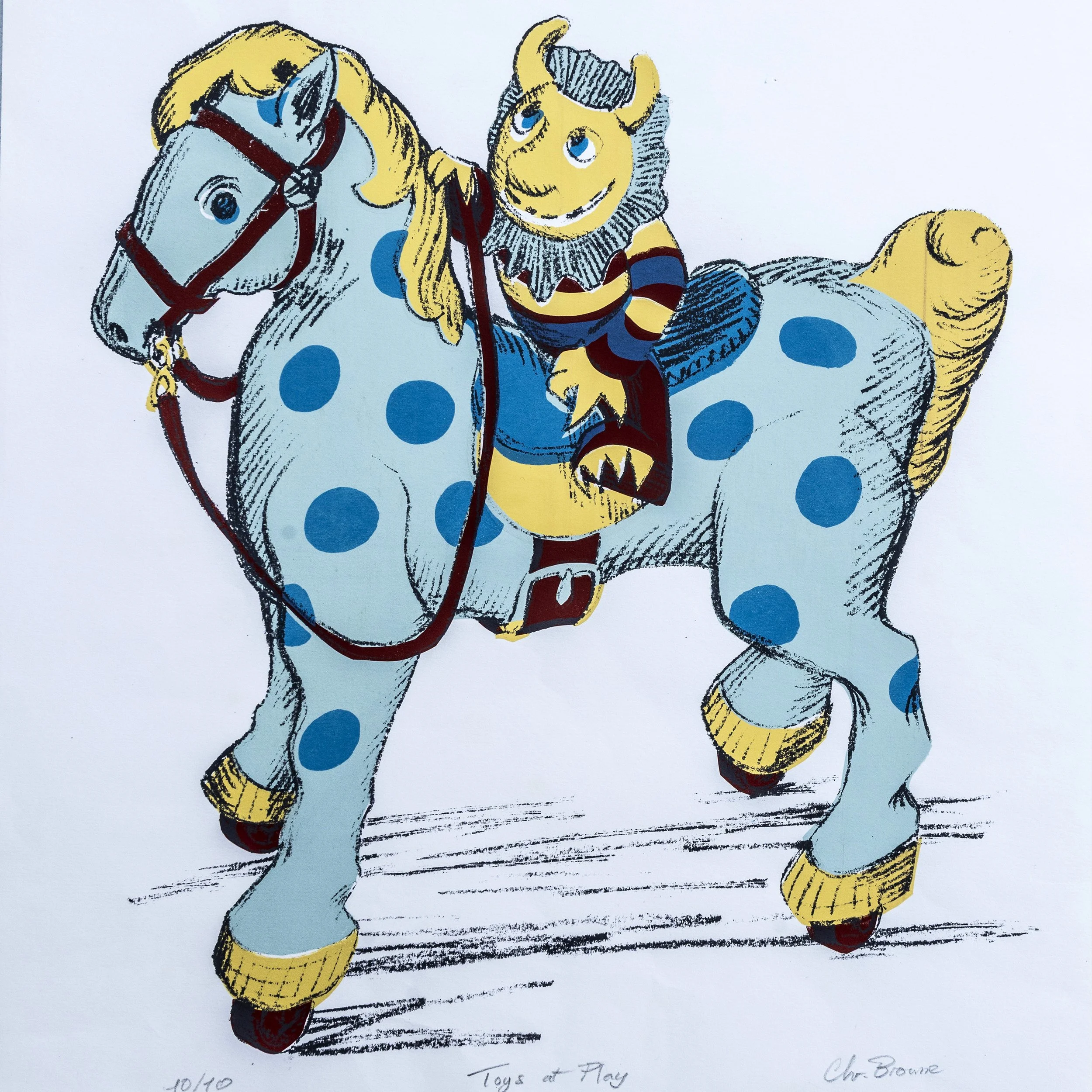 81 : Screenprint : "Toys at Play"