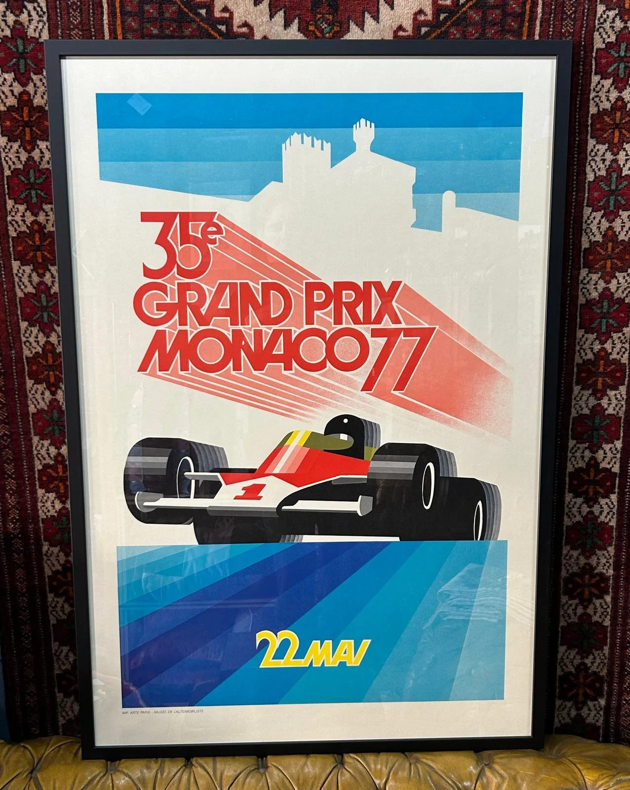 1977 Monaco Grand Prix Poster