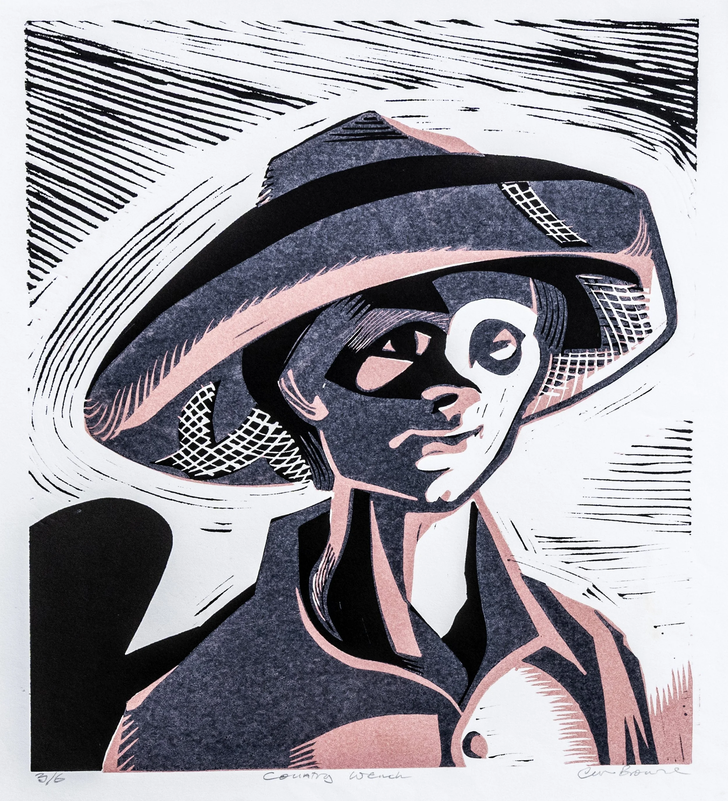 78 : Screenprint | "Country Wench"