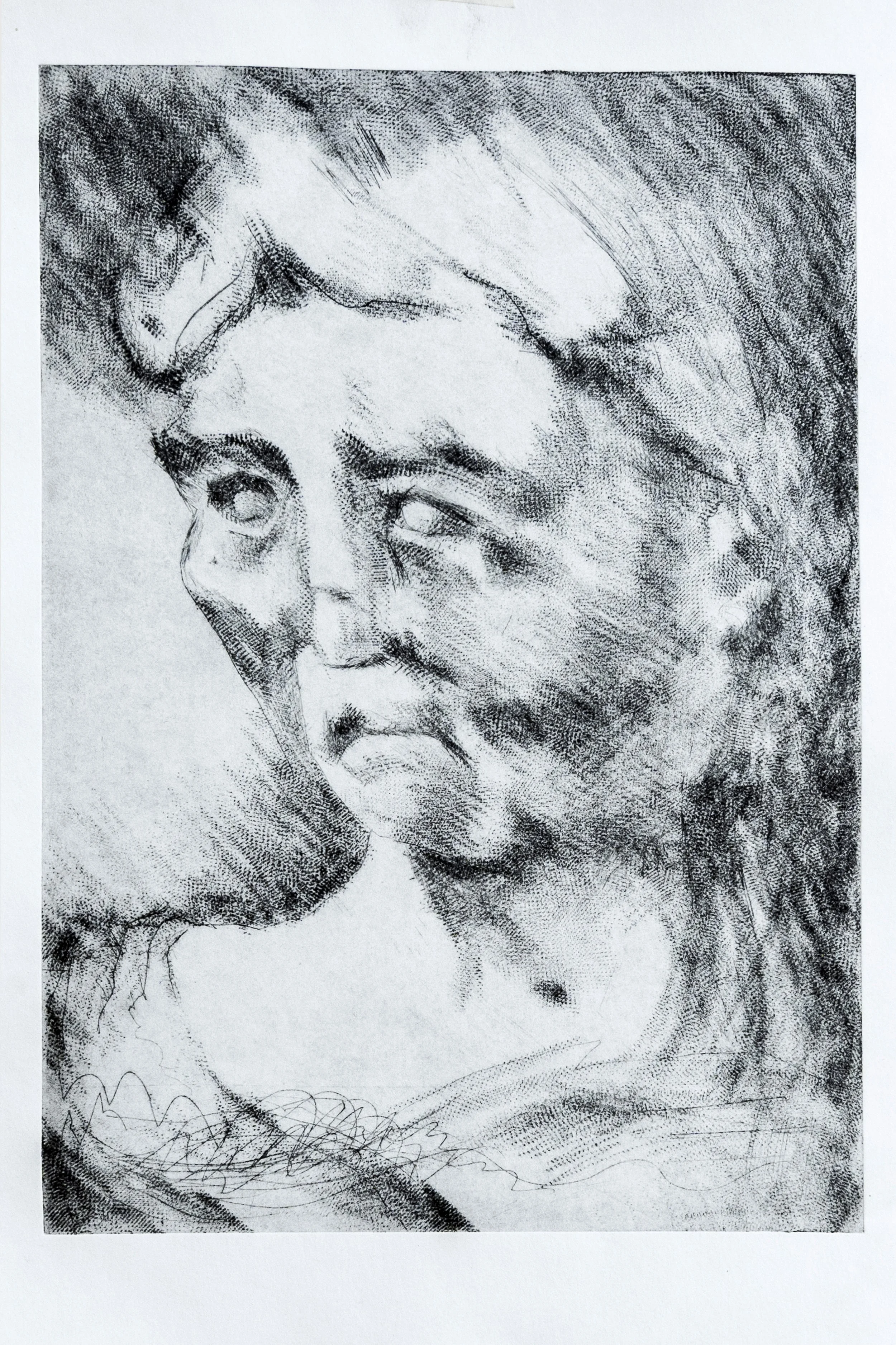70 : Lithograph | "Female Portrait"