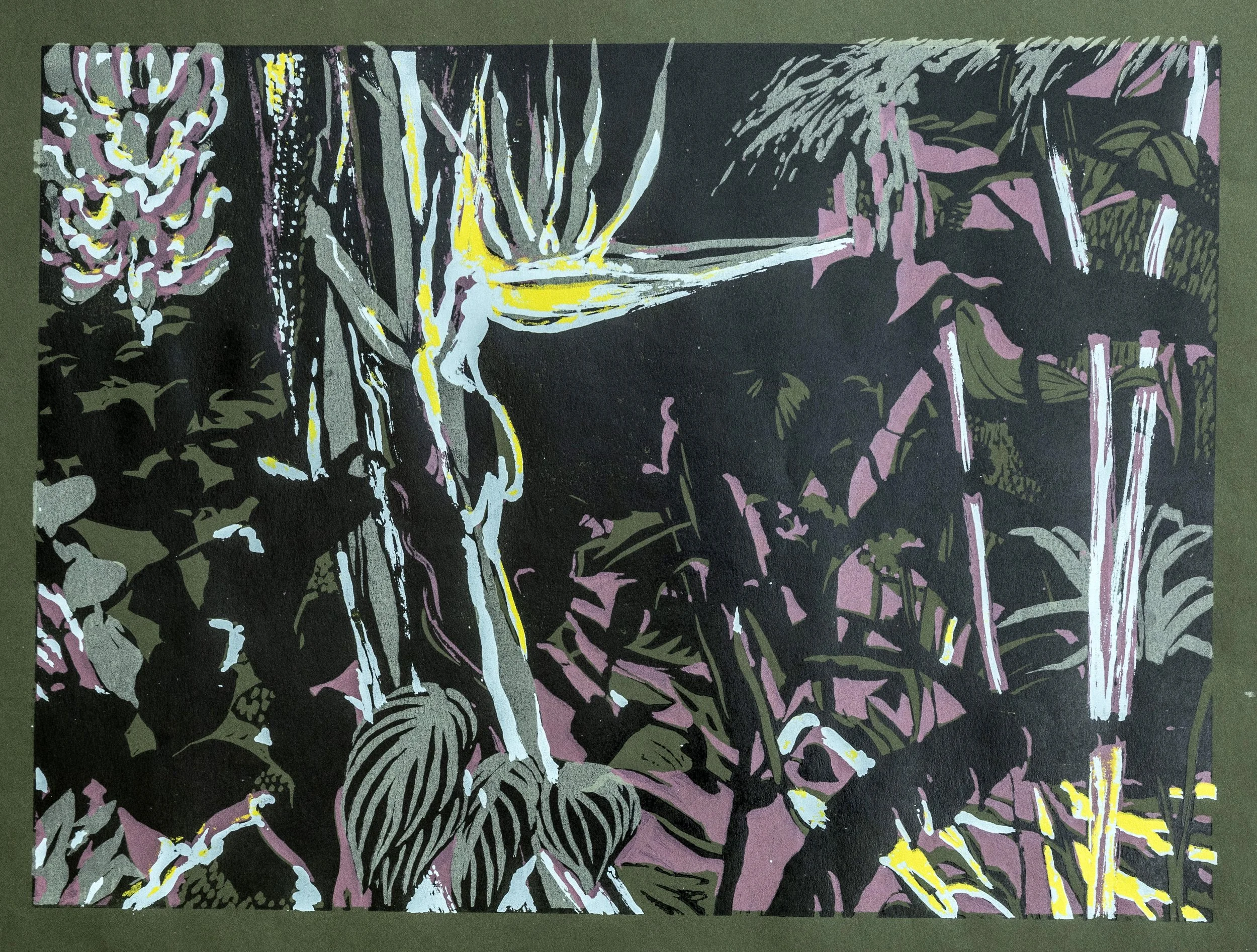 18 : Unsigned Screenprint | "Birds of Paradise"