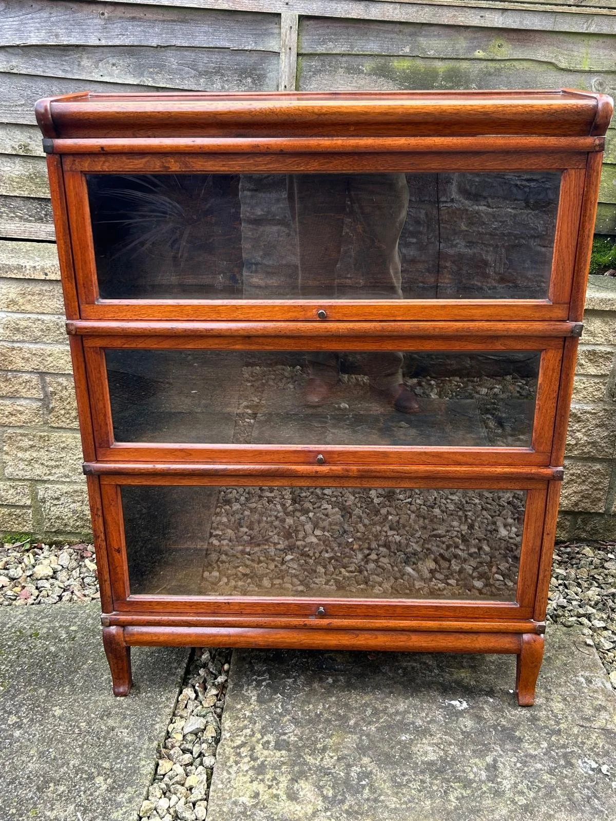 Globe Wernicke Three Section Stacking Bookcase