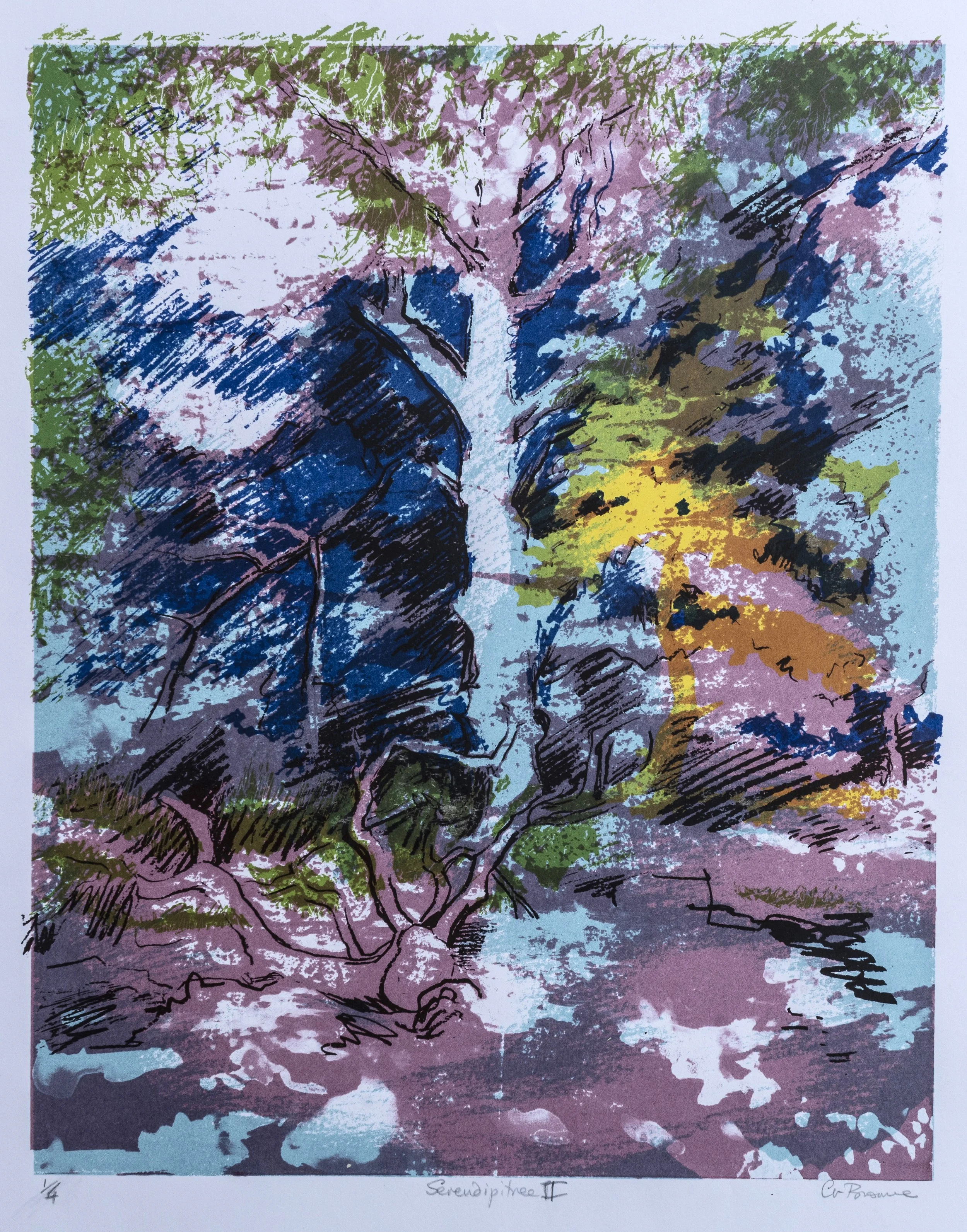 21 : Screenprint | "Serendipitree II"