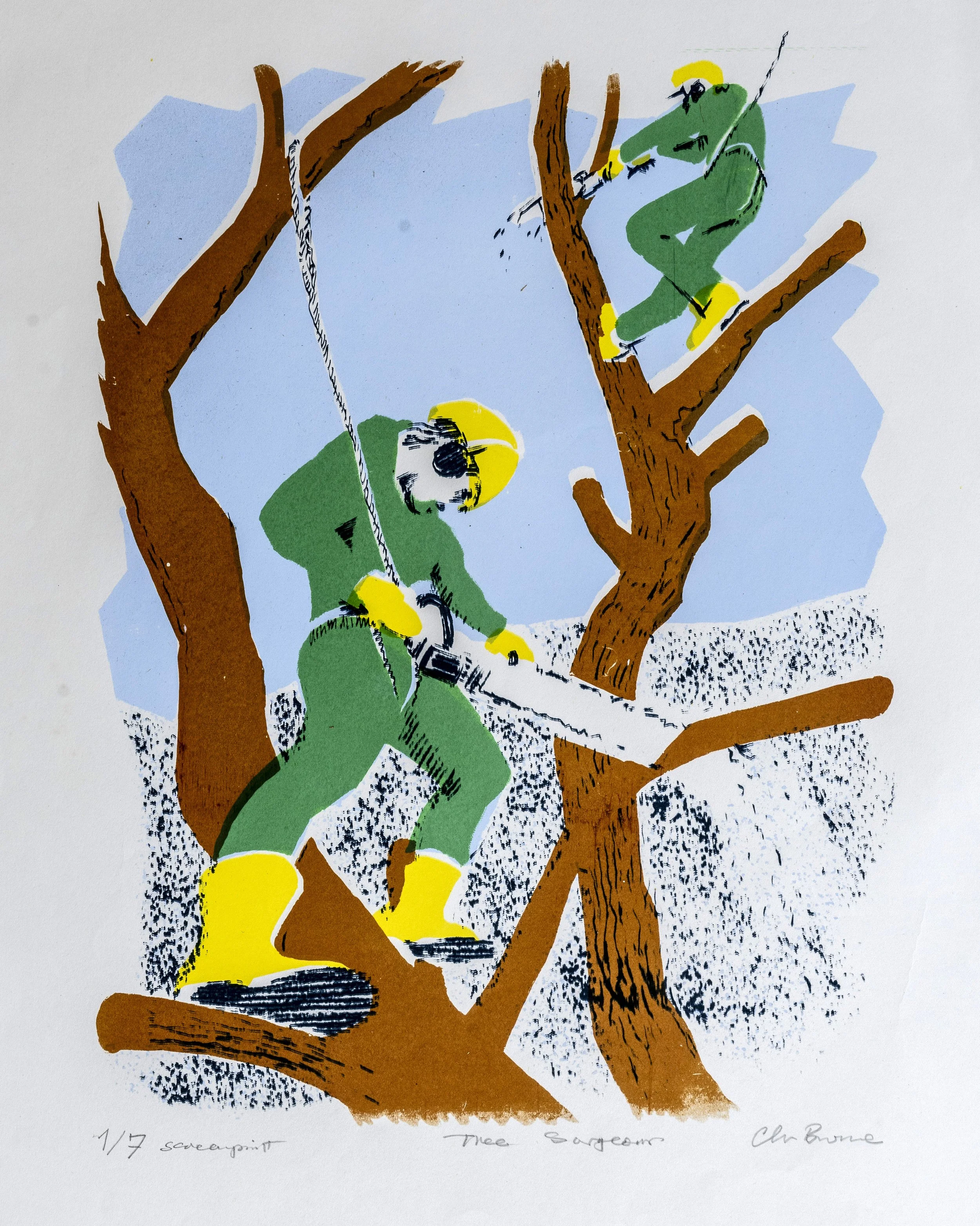 101 : Screenprint | "Tree Surgeon"
