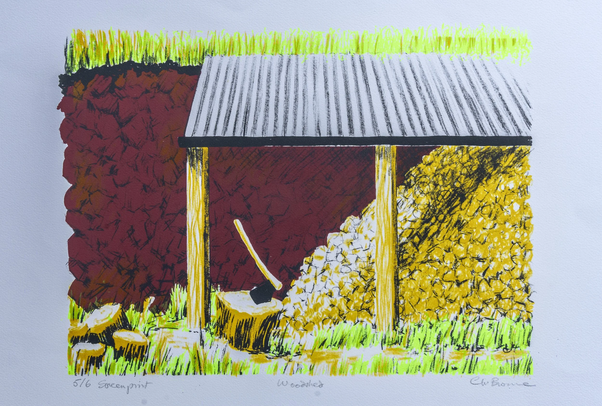3 : Screenprint | "Woodshed"