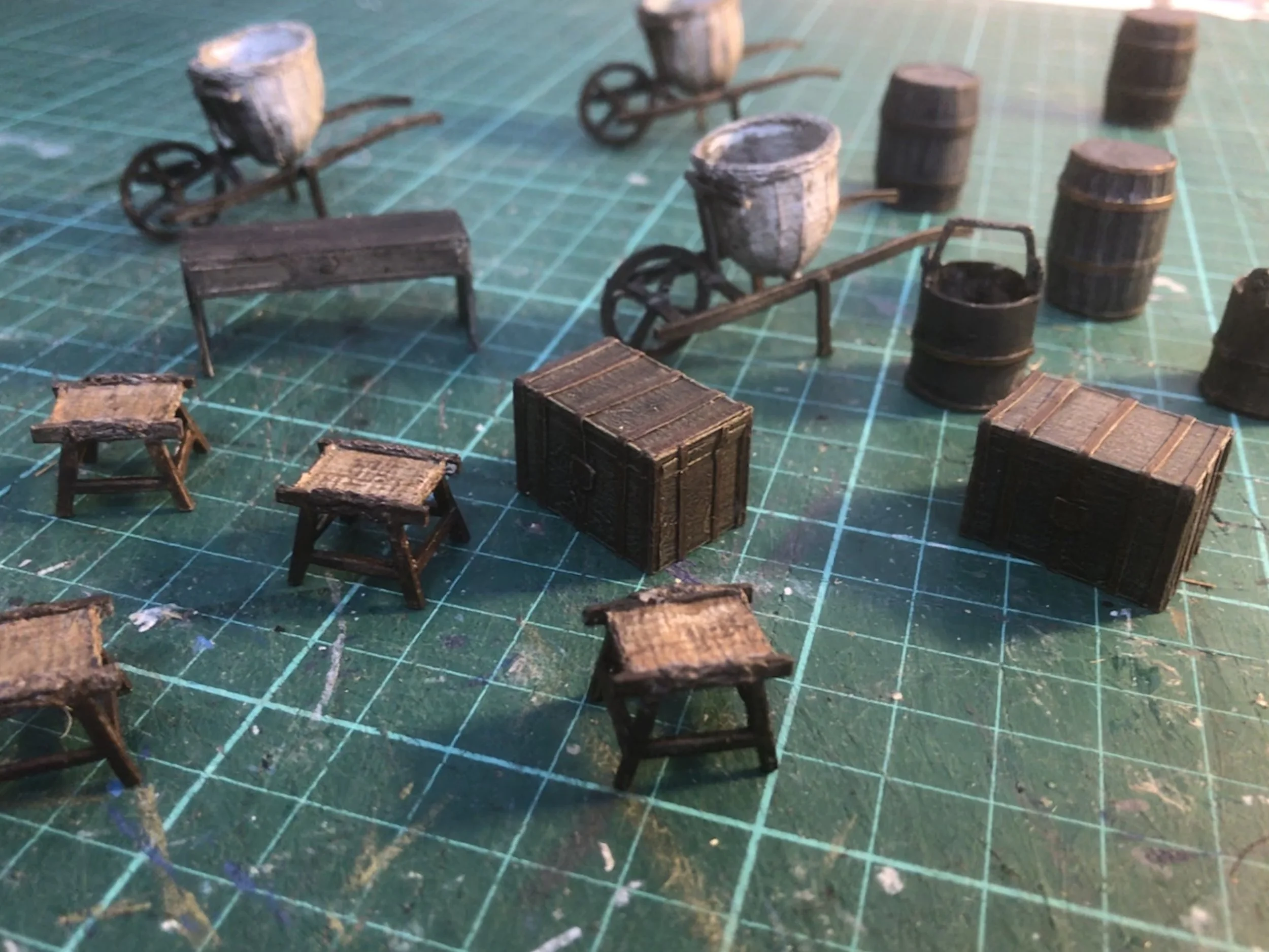 "Moll Flanders" Mercury Theatre designed by Gabriella Slade. Painted by Gabriella Slade