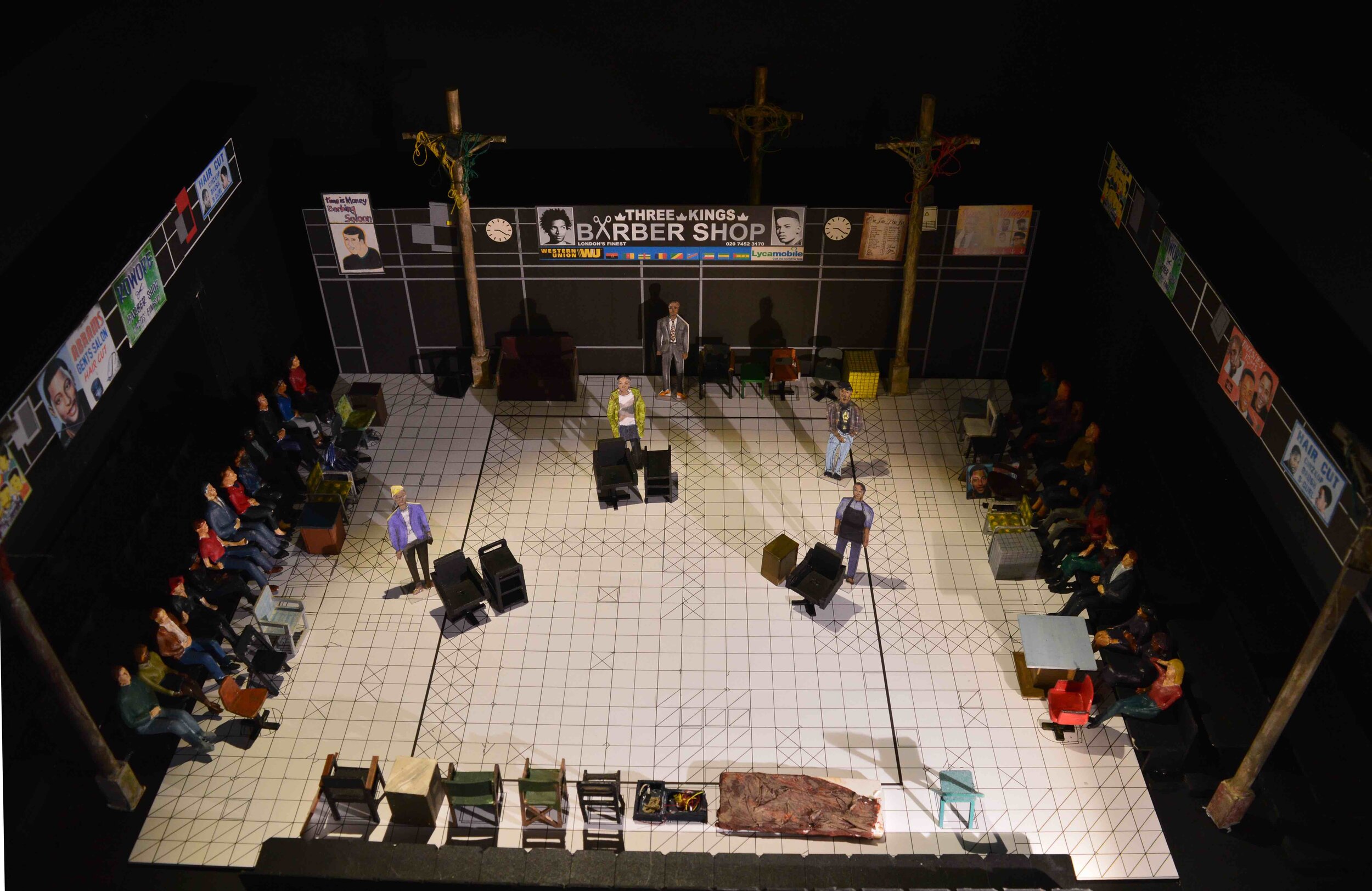 Scale Model for Leicester Curve theatre at 1:25