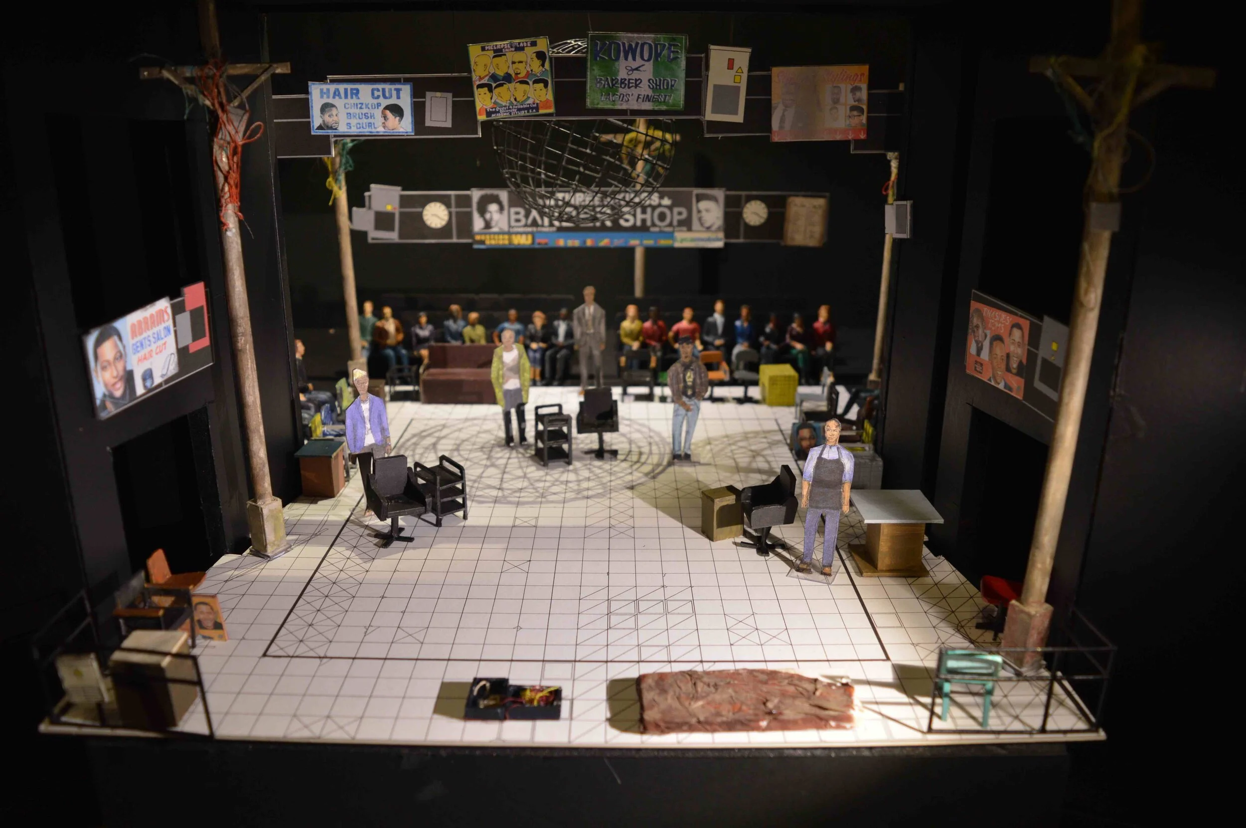 Scale Model for Bristol Old Vic at 1:25.