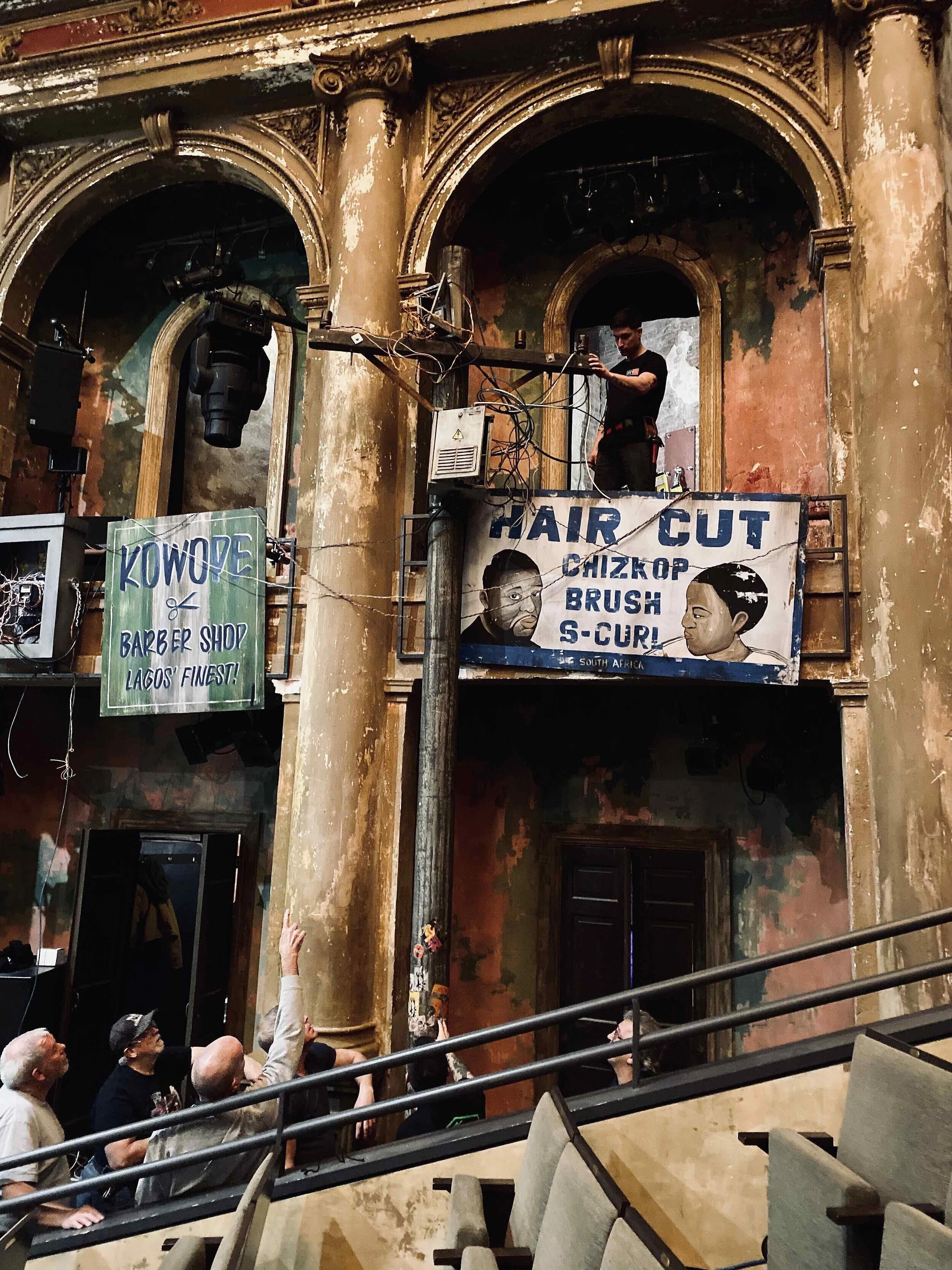 Fit-Up at Brooklyn Academy of Music. Photo: Catherine Morgan