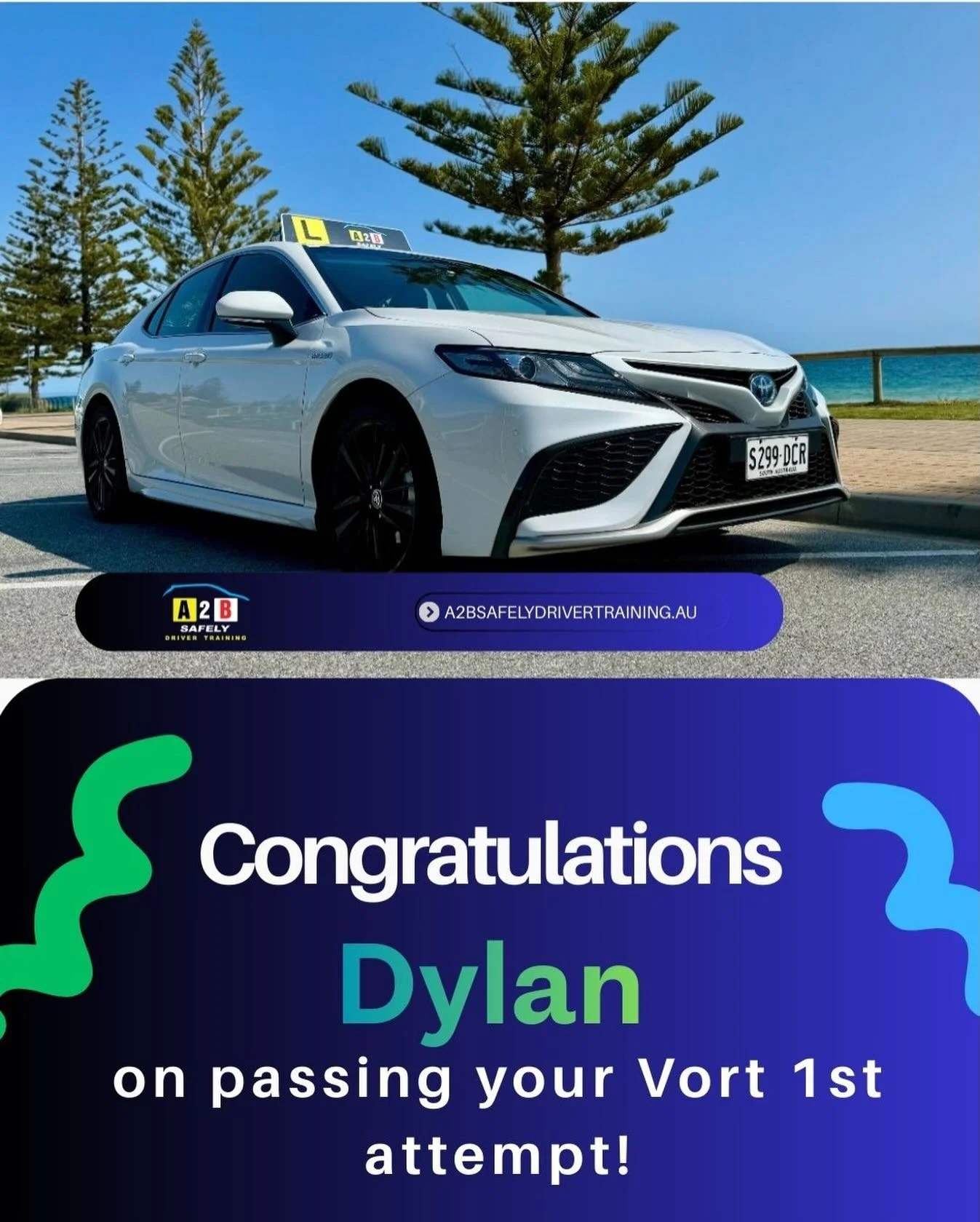 I'm beyond thrilled for Dylan, who nailed his Vort on the first try with a flawless score in manoeuvres.
Thanks for letting me be part of your journey.
Savour your newfound freedom.
Drive safely and take care.

#femaledrivinginstructor 
#skillsforlif