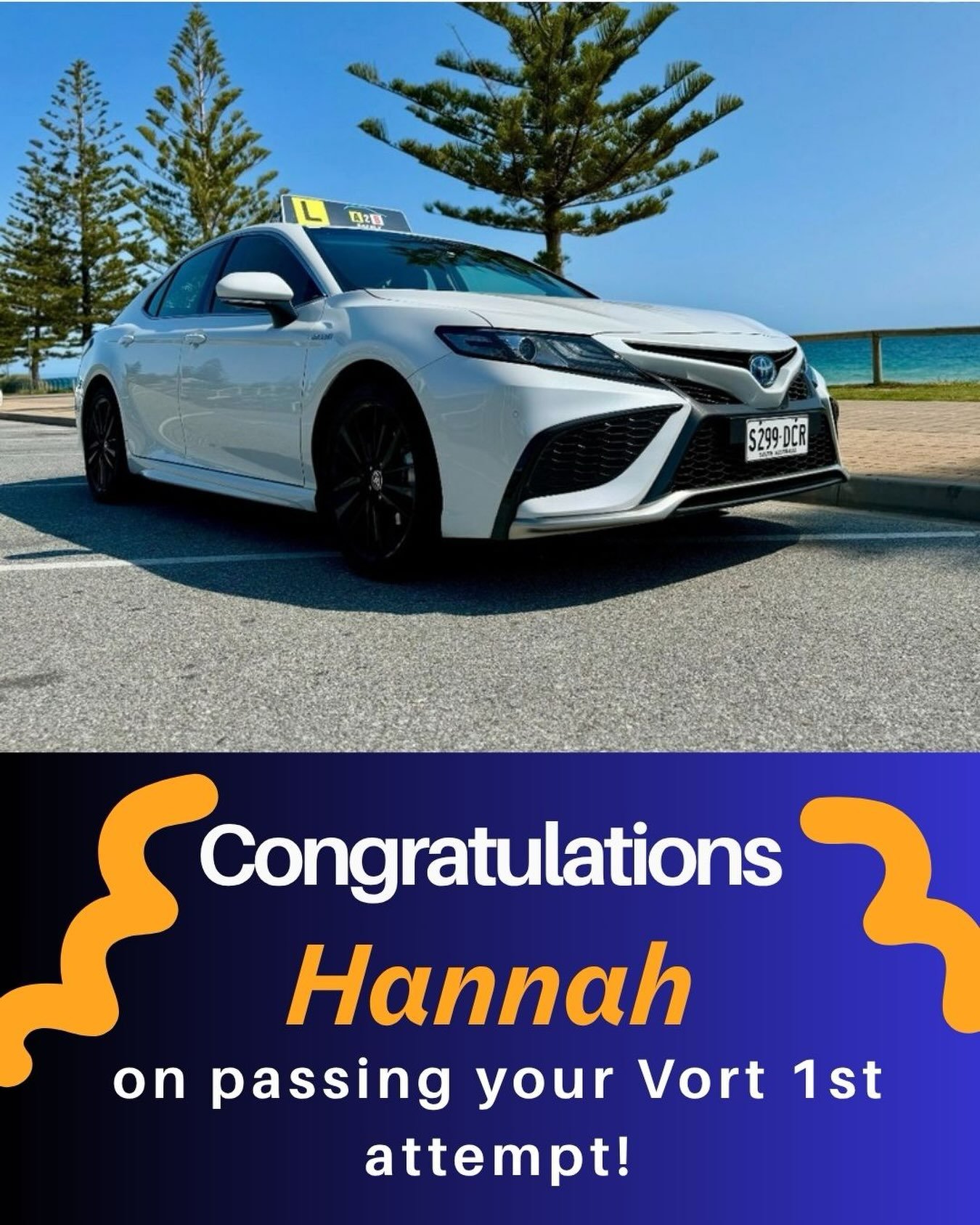 Congratulations Hannah. What an amazing achievement, passing your Vort on the 1st attempt. Hannah&rsquo;s journey was a long one, with life and study getting in the way but you never gave up. I am so proud of you for overcoming your anxiety and achie