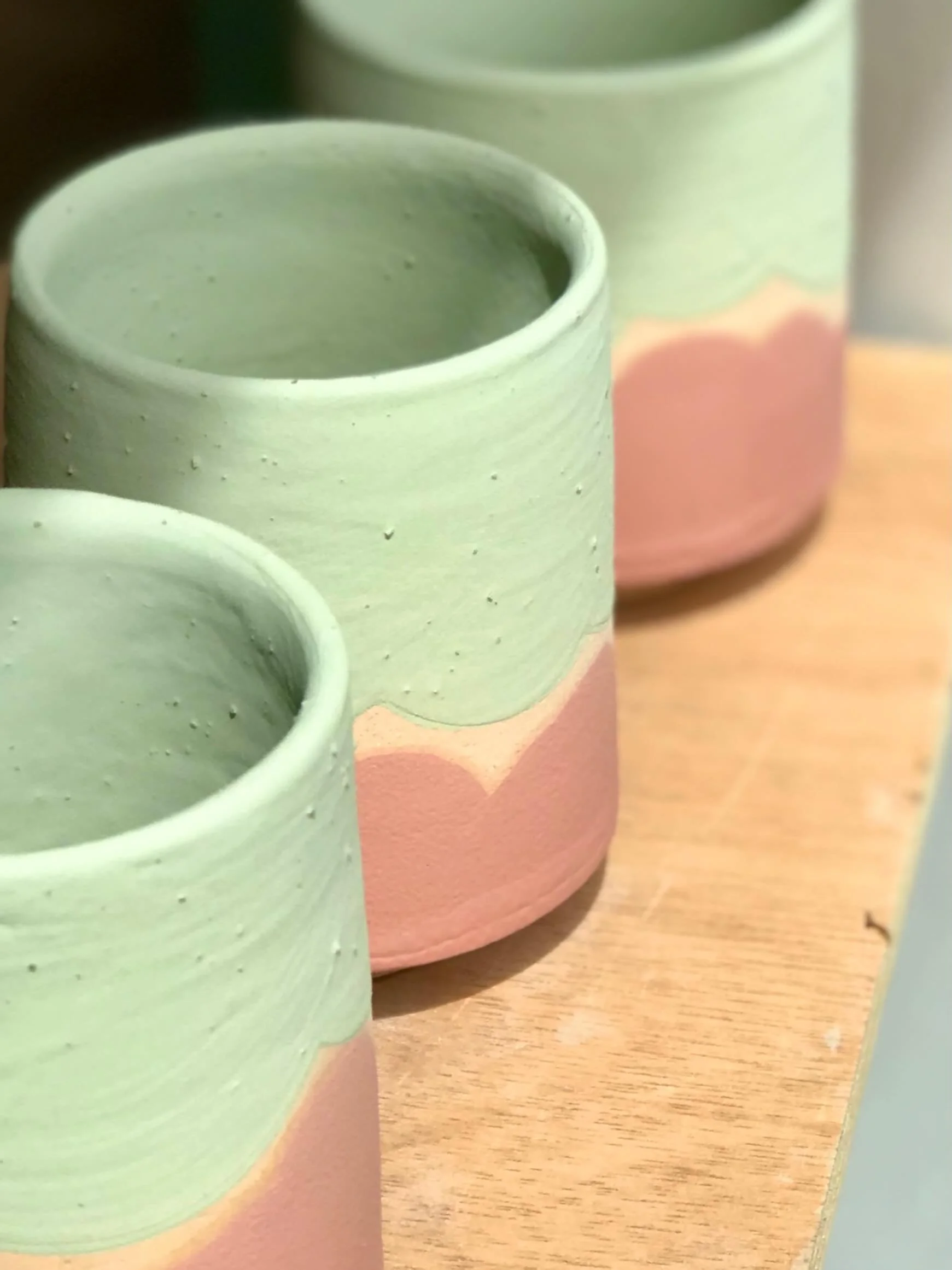 Waiting patiently for their turn in the kiln. 

#teacup #coffeelover #moorland #landscape #kernow