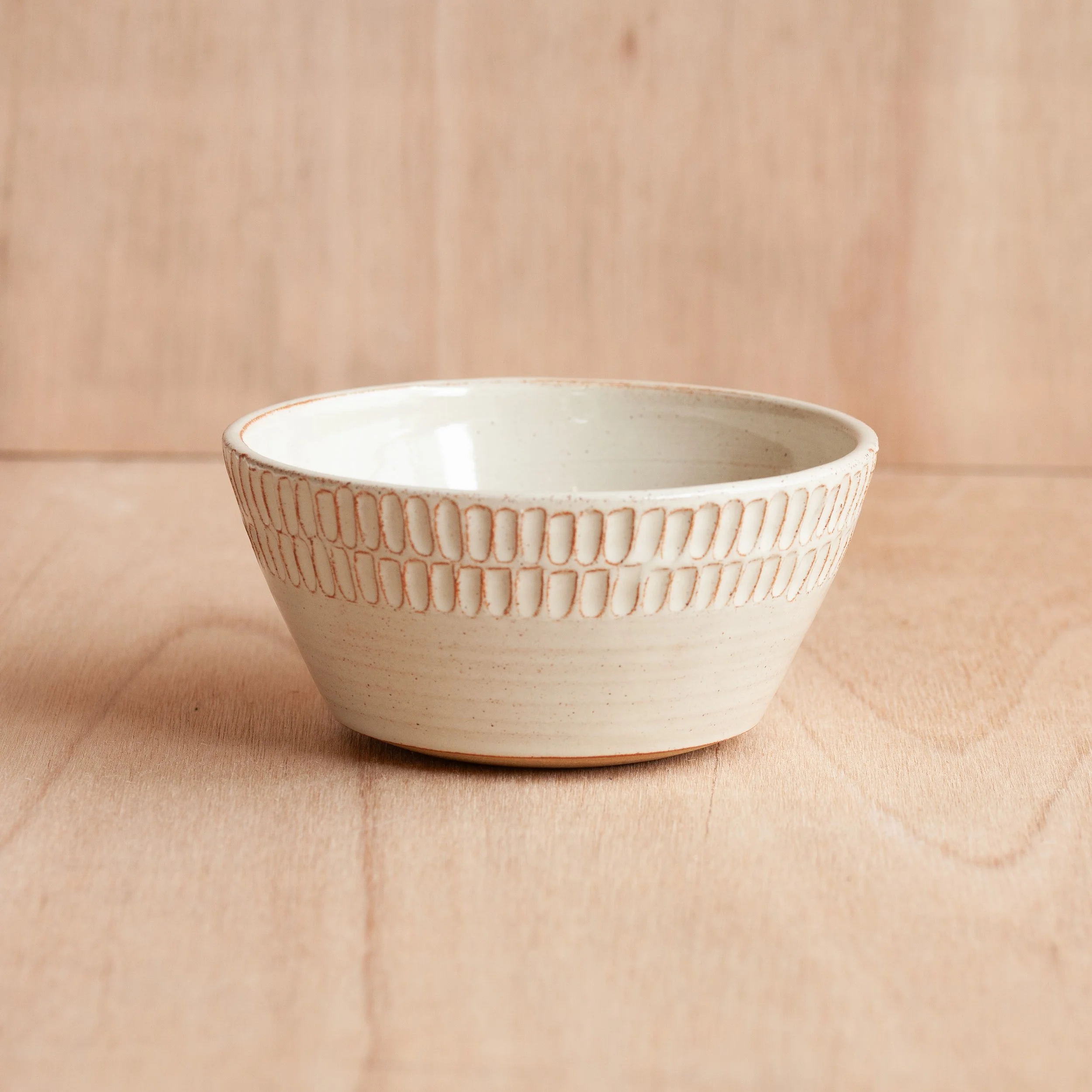 Carved Cereal Bowl I