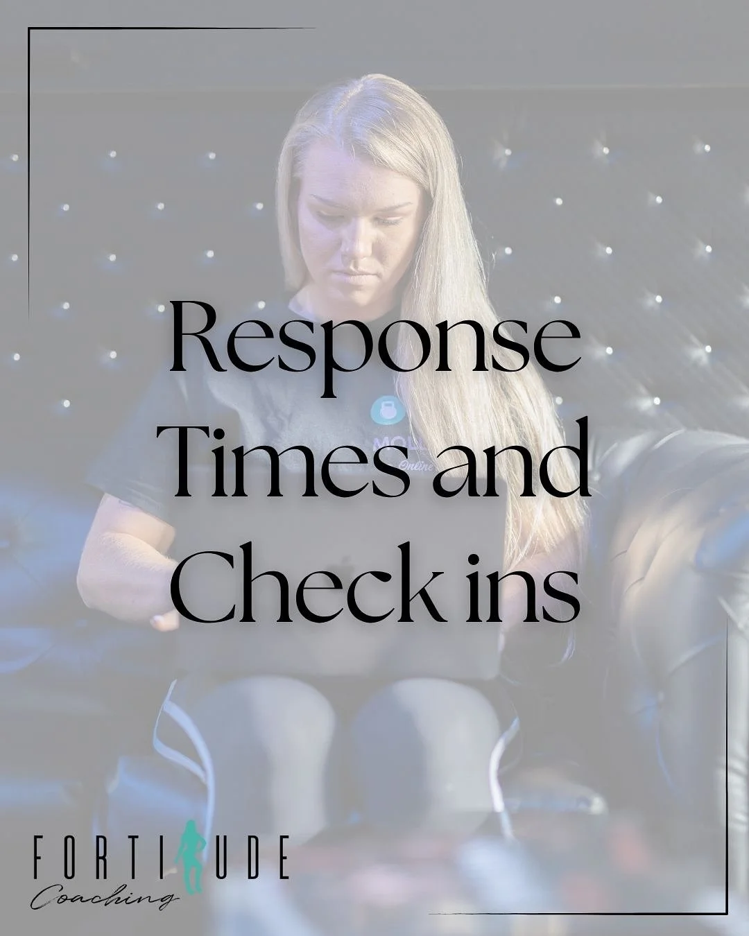 This is my job and I love it and most importantly I love getting you the results you are after imo this is one of the many key factors to coaching. 

In depth answers to check ins and questions
Support leading up to (with yet more check ins lol)
And 
