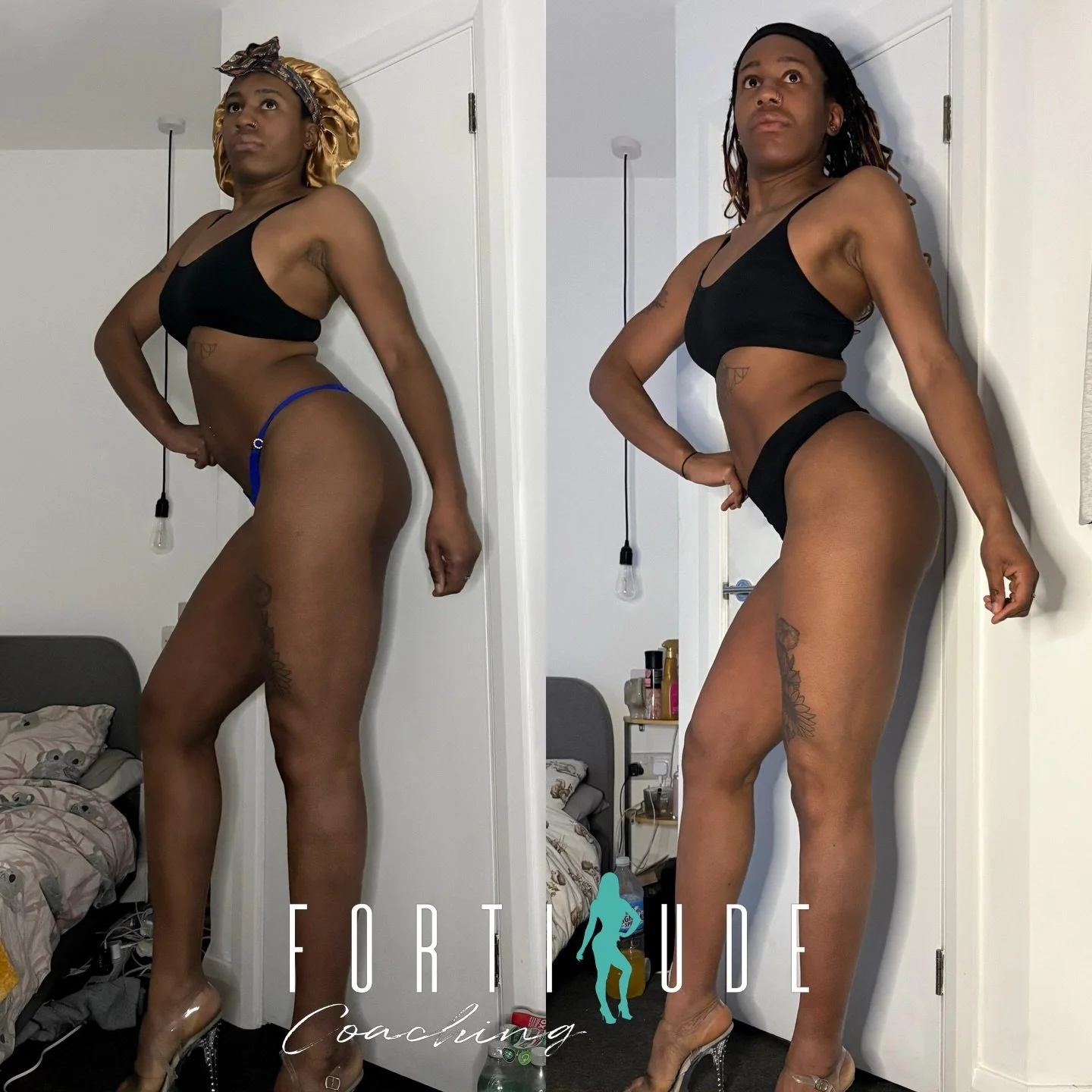 Diet phase done for @naomickj 

Clearly some good muscle tissue sticking around as we went for a different approach this diet phase keeping fats high and carbs low, worked very well 👌 

Each diet phase is an opportunity to try different approaches a