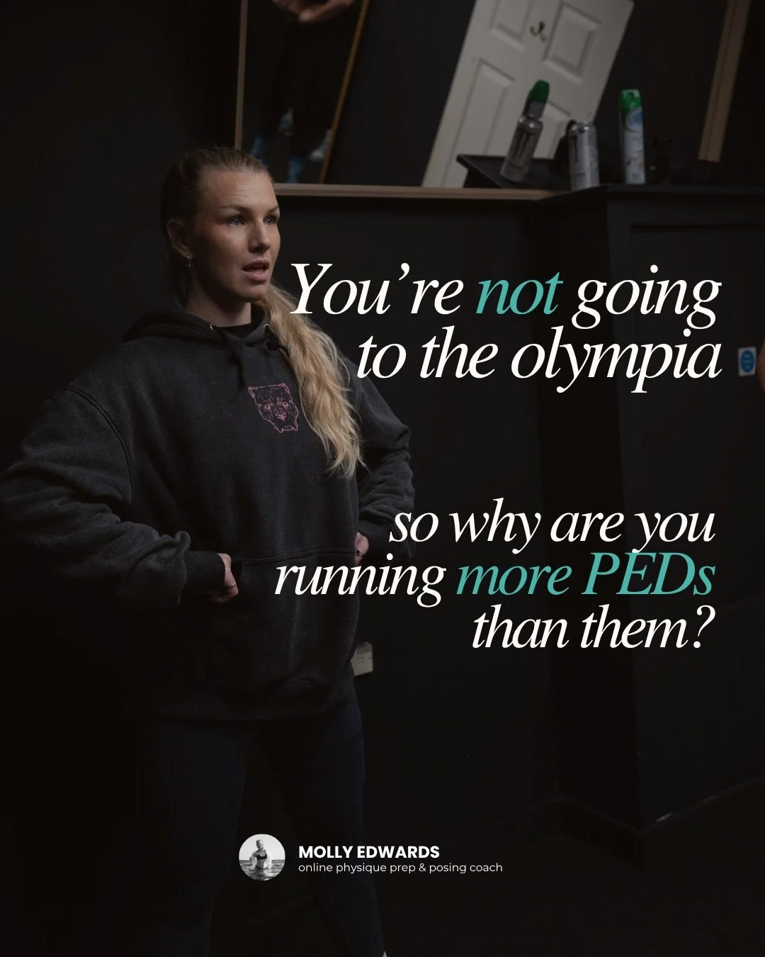 Some of the stacks ladies are being told to run is terrifying! And for what? 

Skin, hormone, fertility issues, vitalisation and loss of femininity for a 5th place at a regional and some good before and after in 3 months pics? Is that really worth it