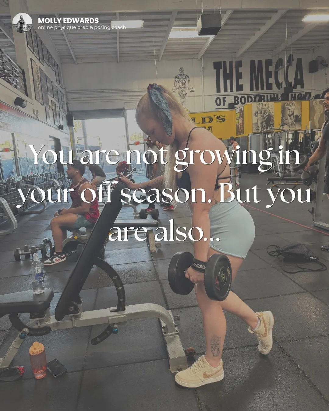 Spend time building in your off season 🚀

Take the time off stage to push and grow and come back with a better package than last 

In my team we treat off season just as important as prep, it&rsquo;s very rare I have clients compete in back to back 