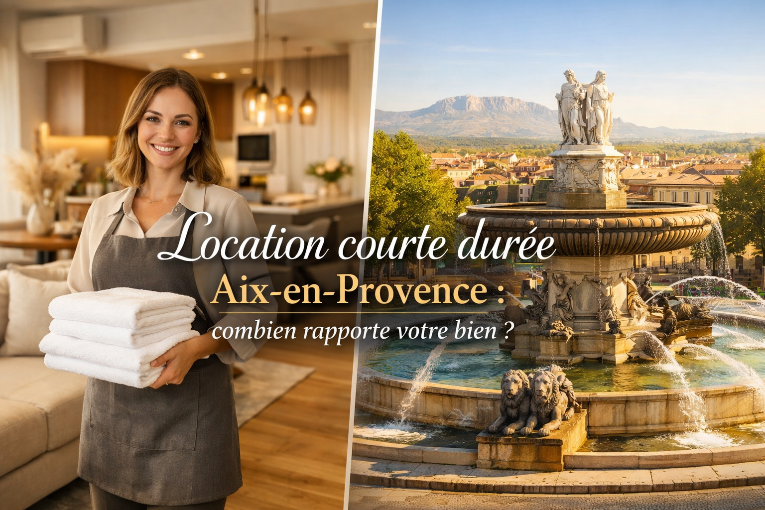 Location courte durée à Aix-en-Provence : combien peut rapporter votre bien ?