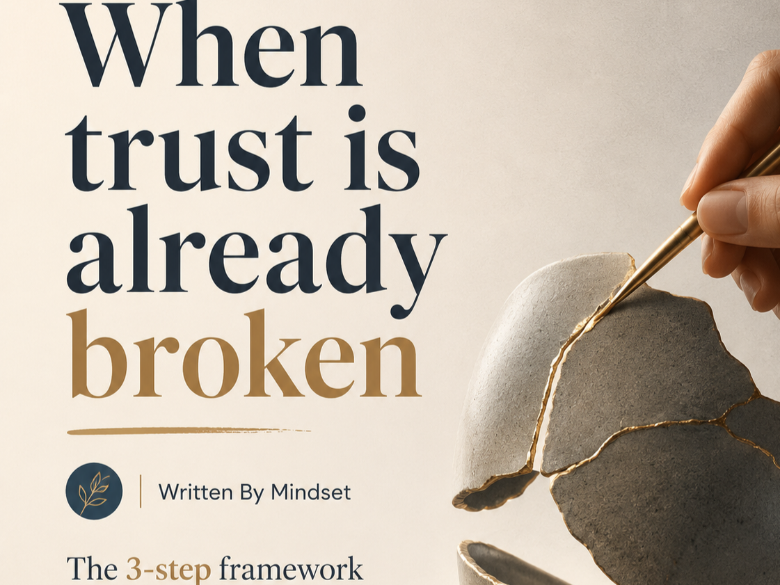 When trust is already broken