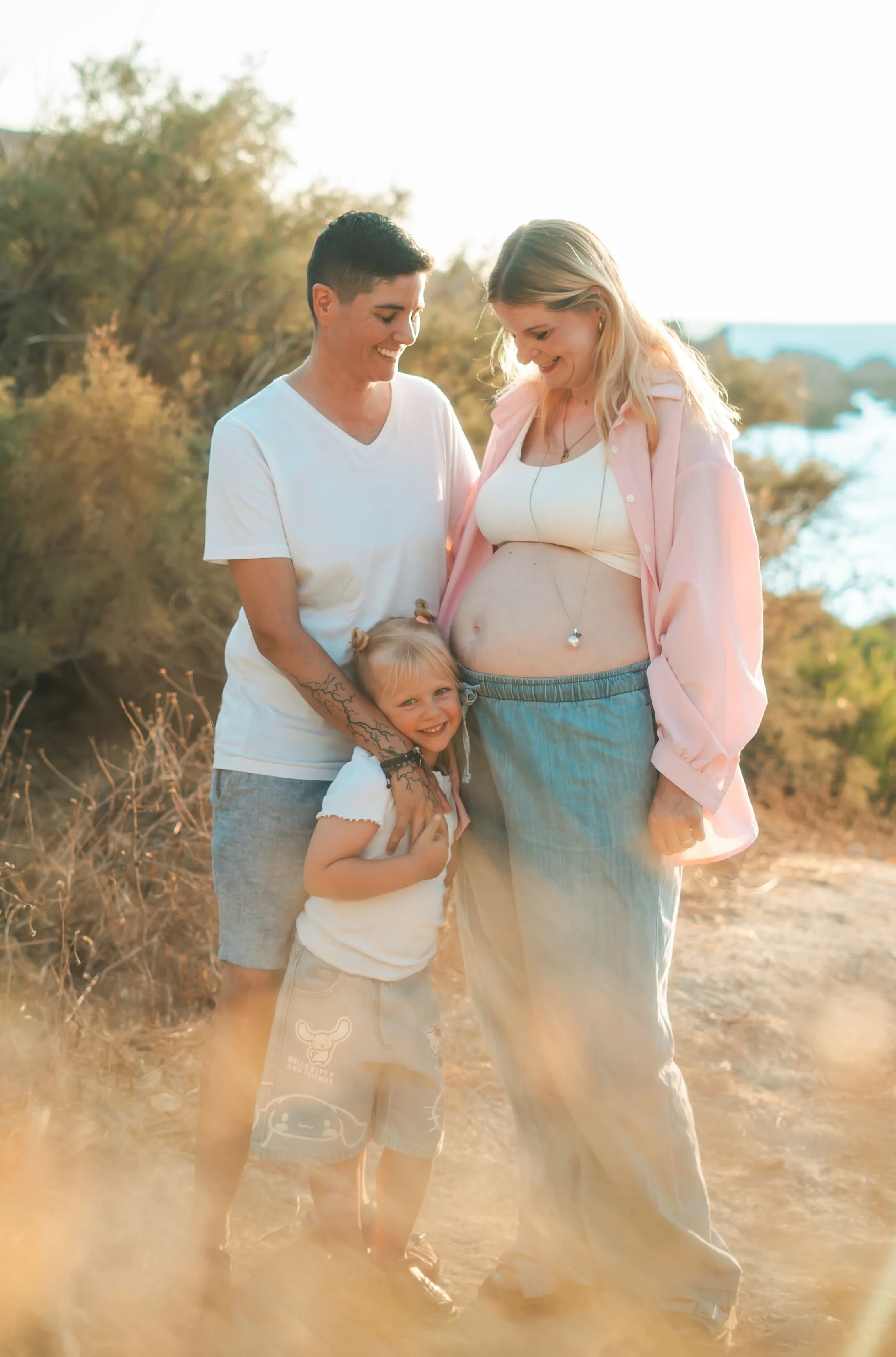 Golden hour family photoshoot