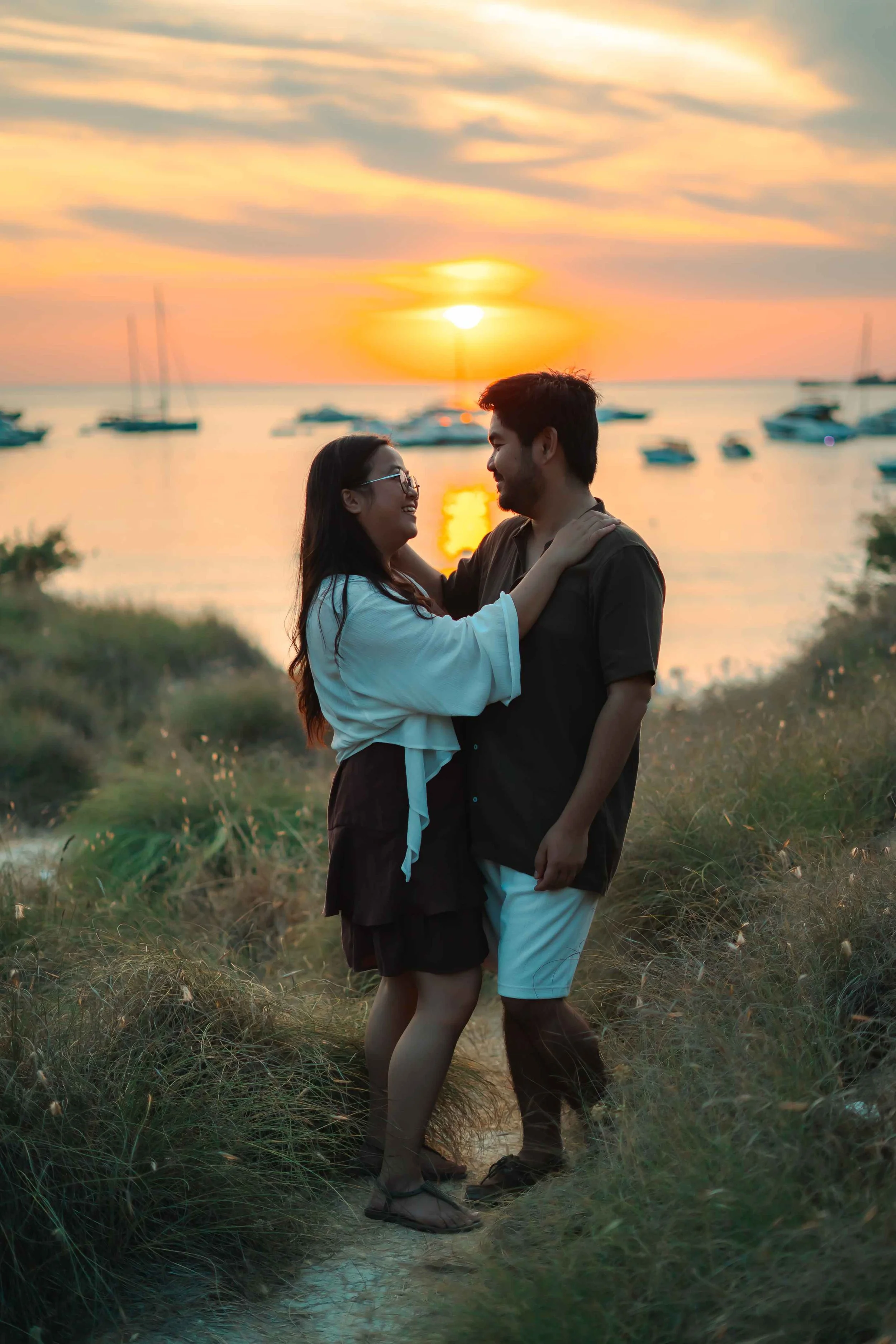 Professional engagement photoshoot