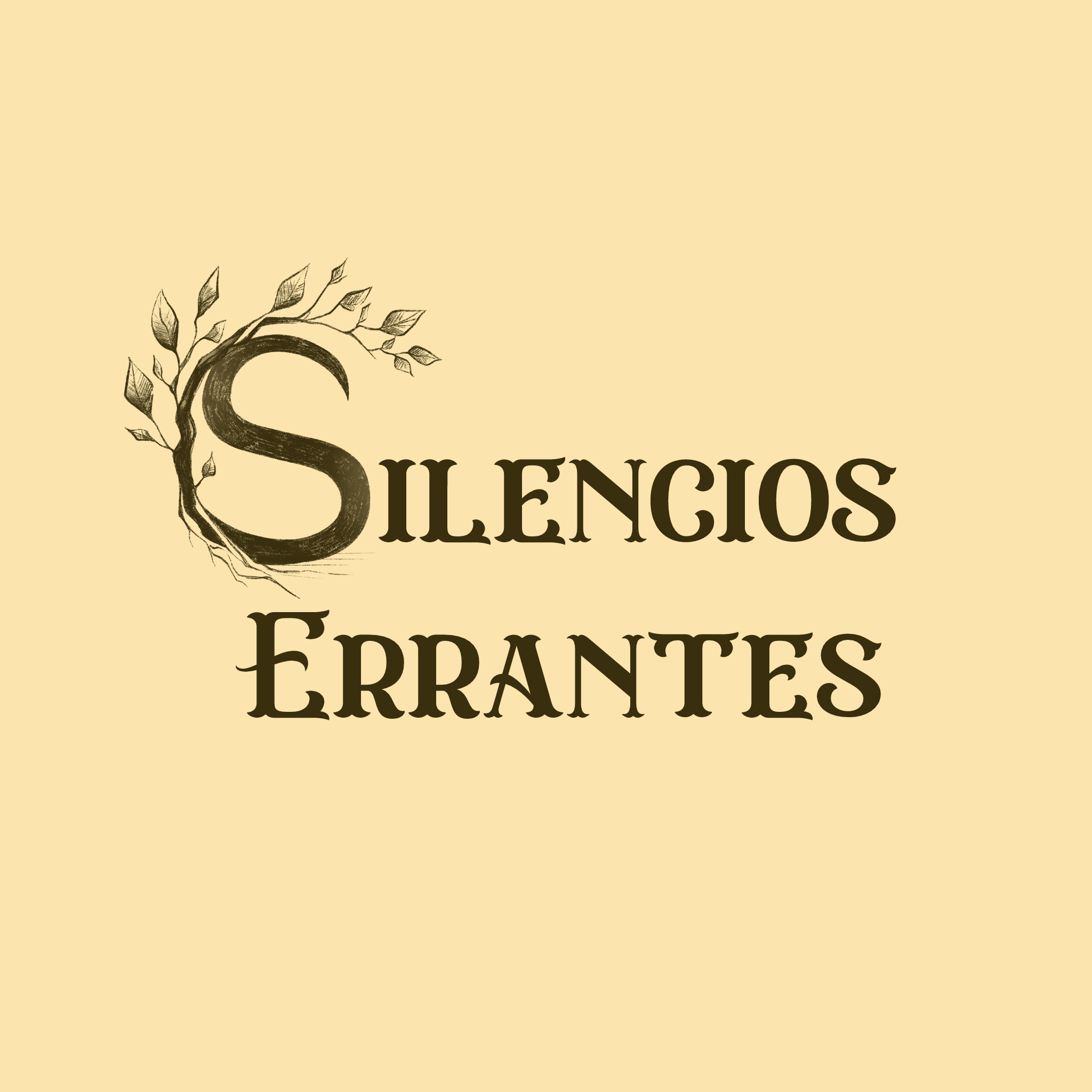 Logotipo Silencios errantes. Estudio de música Barcelona.