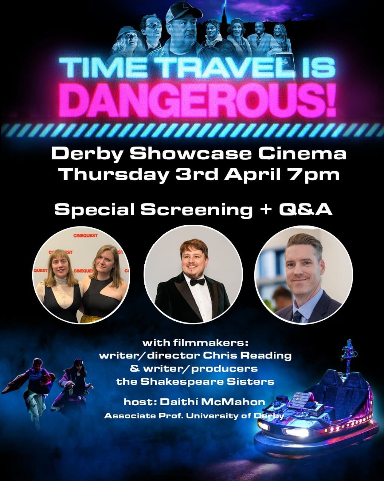 Catch us in Derby on Thursday where we&rsquo;ll be talking to @derbyuni prof. @daithimcmahon after the screening about how we made the film!