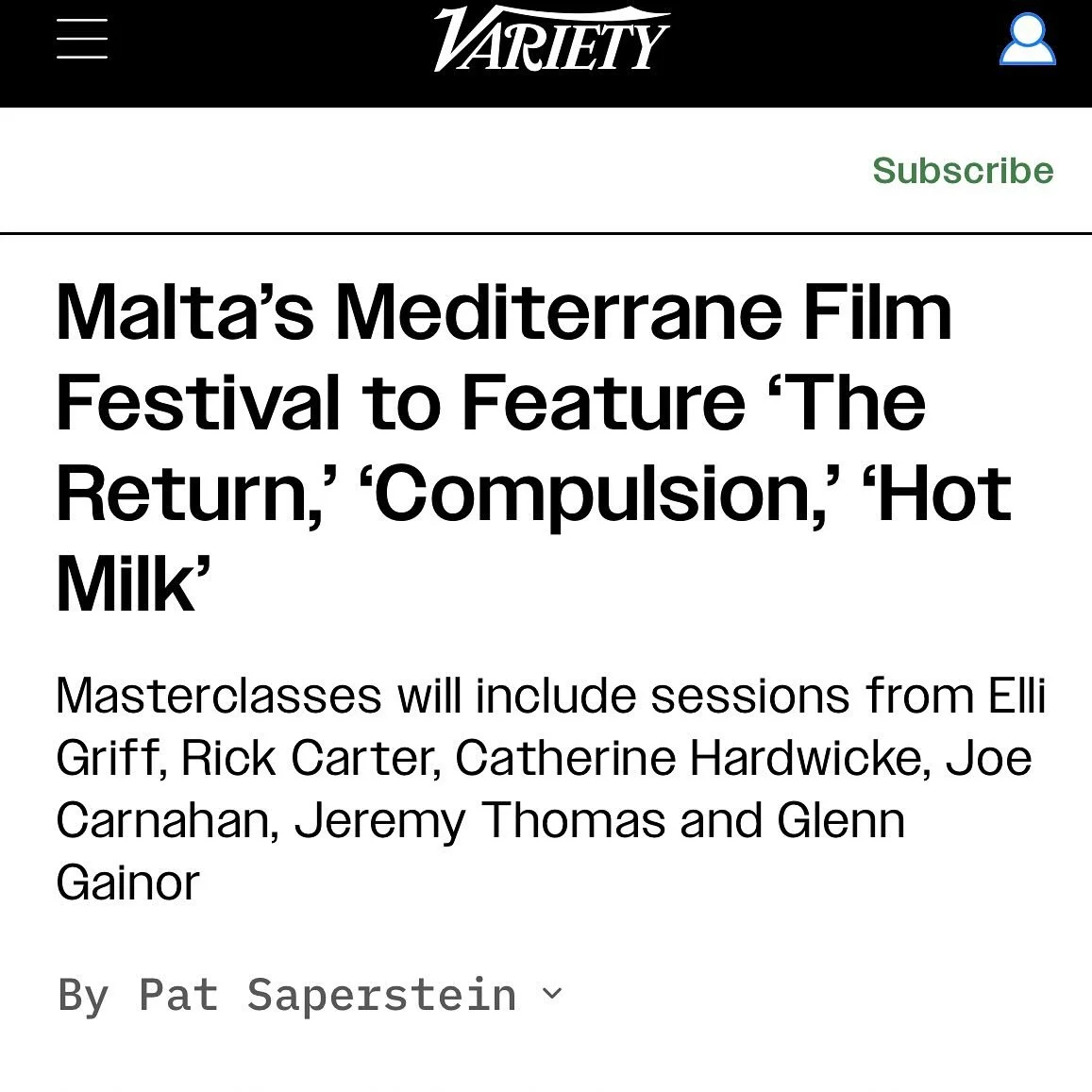 Awesome to be amongst this amazing line up for @mediterranefilmfestival 🤘🤖

Screening dates: 27th June &amp; 29th June in Malta 😍