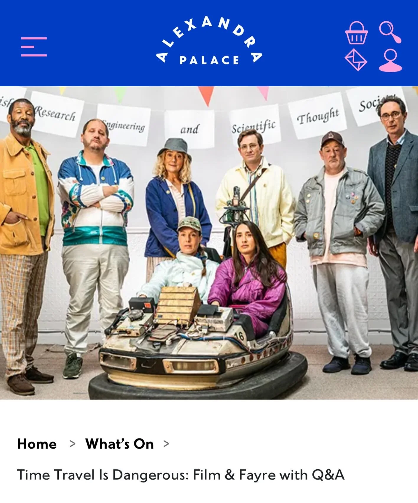 Get your tickets for the Time Travel is Dangerous screenings + Summer Fayre on the Ally Pally website! Expect movie 🍿 cakes and coffee 🍰 vintage stalls 👯&zwj;♀️ live music 🎶 and more!

September 27th