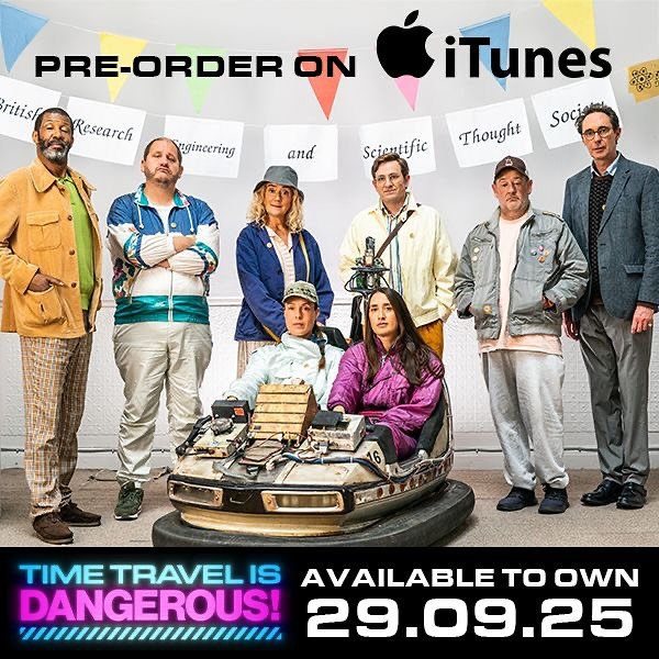 Looking for birthday present ideas for @chrisjreading ? Why not own Time Travel Is Dangerous on 29.09.25 ? Links in bio, pre-order on iTunes