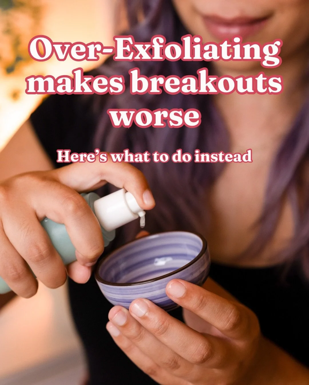Over-exfoliating is one of the most common mistakes I see with acne-prone skin. When clients come in frustrated that their breakouts aren&rsquo;t improving, this is usually what&rsquo;s happening.

Your skin barrier needs to be healthy before we can 