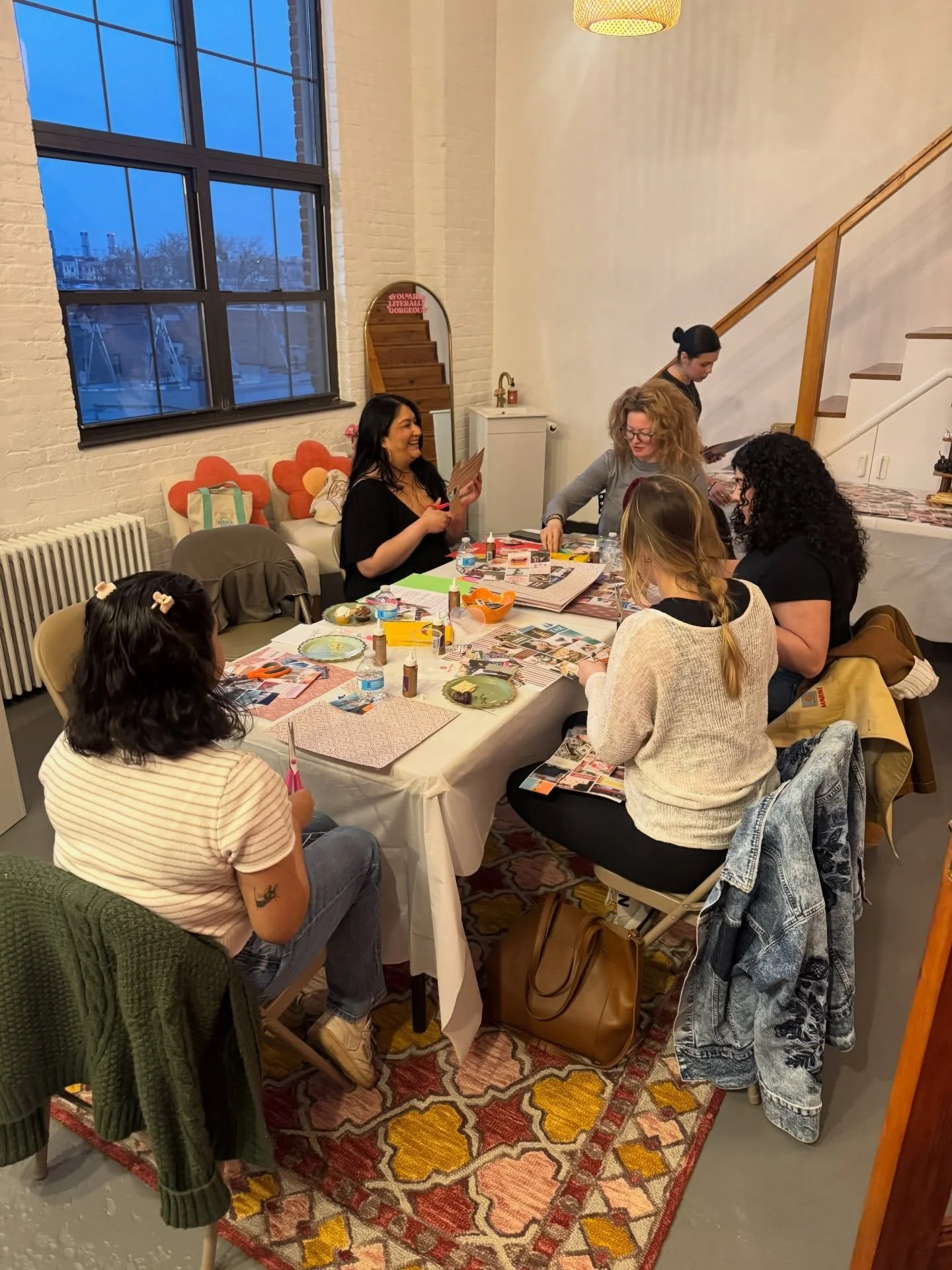 Thank you to the beautiful souls that joined us for our Spring self-care event last night! 🌸✨

We kicked it off with a little workshop on how to build a vision board that works, then spent some hands-on time building our boards to bring our visions 