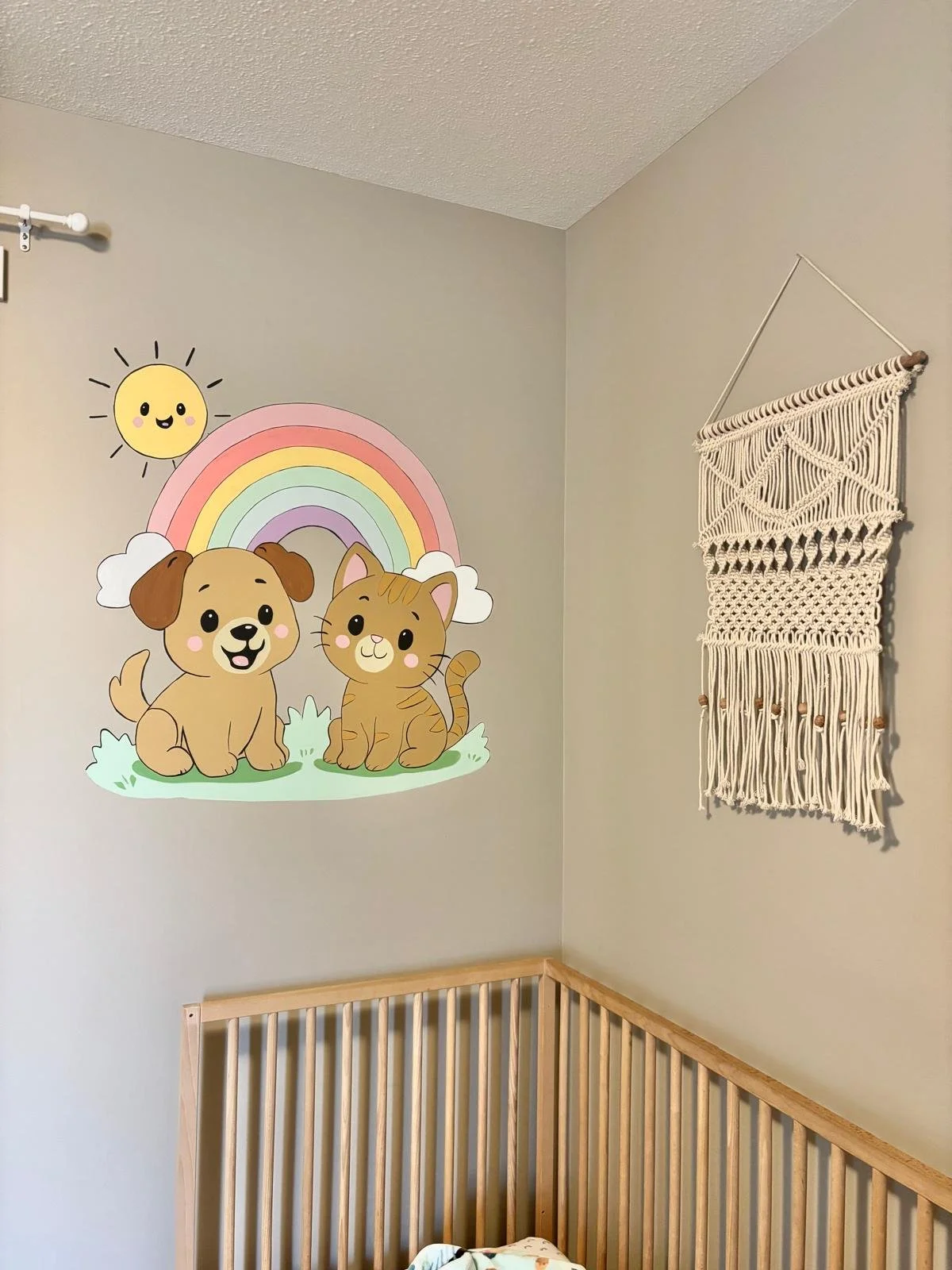 Nursery feature wall