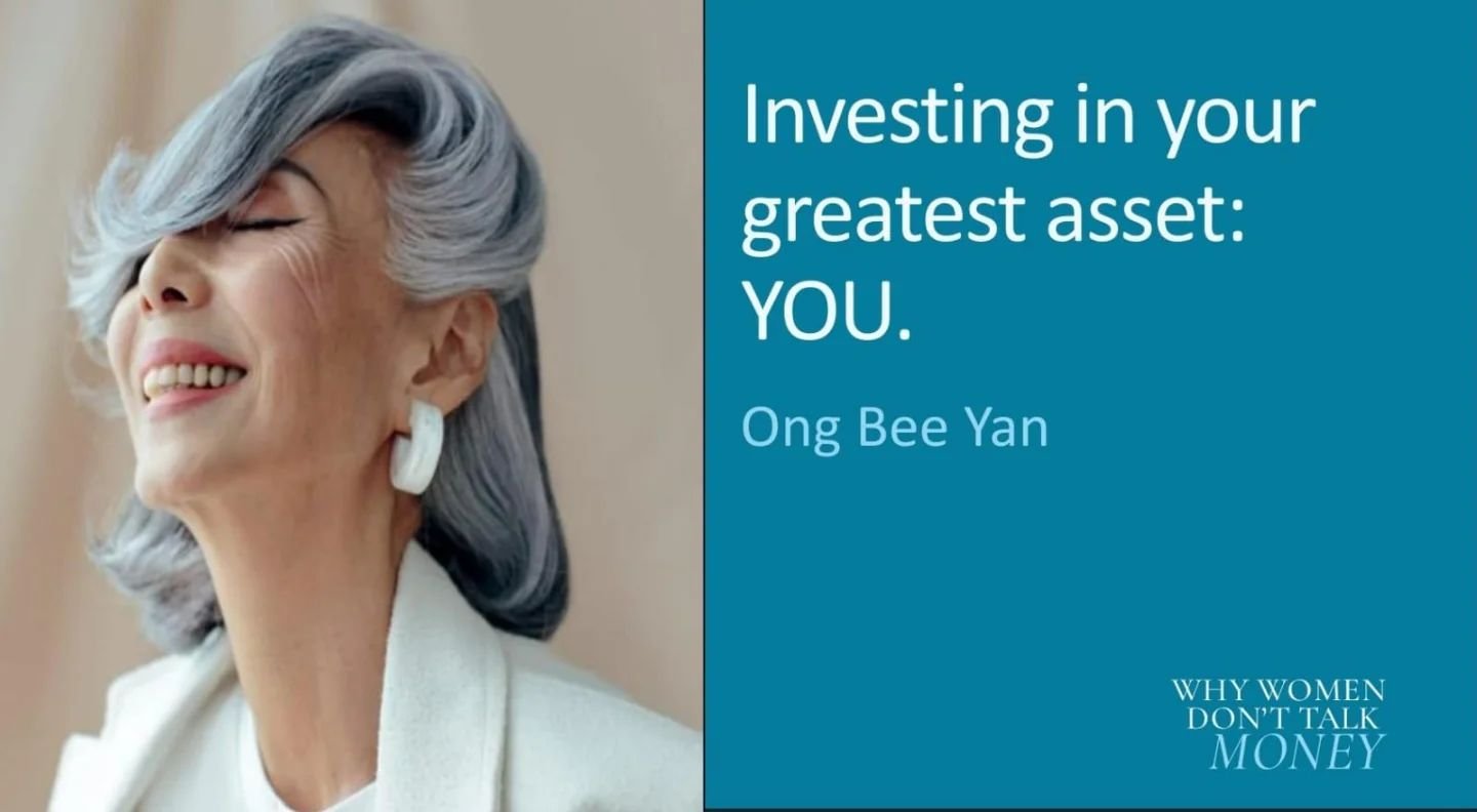 &quot;Investing in your greatest asset: YOU,&quot; @grey_evolution observes in Why Women Don't Talk Money.

Bee Yan, a senior fashion model, co-founder of cold brew startup 1degreeC and founder of Fashion for Cancer, shares how embracing personal gro