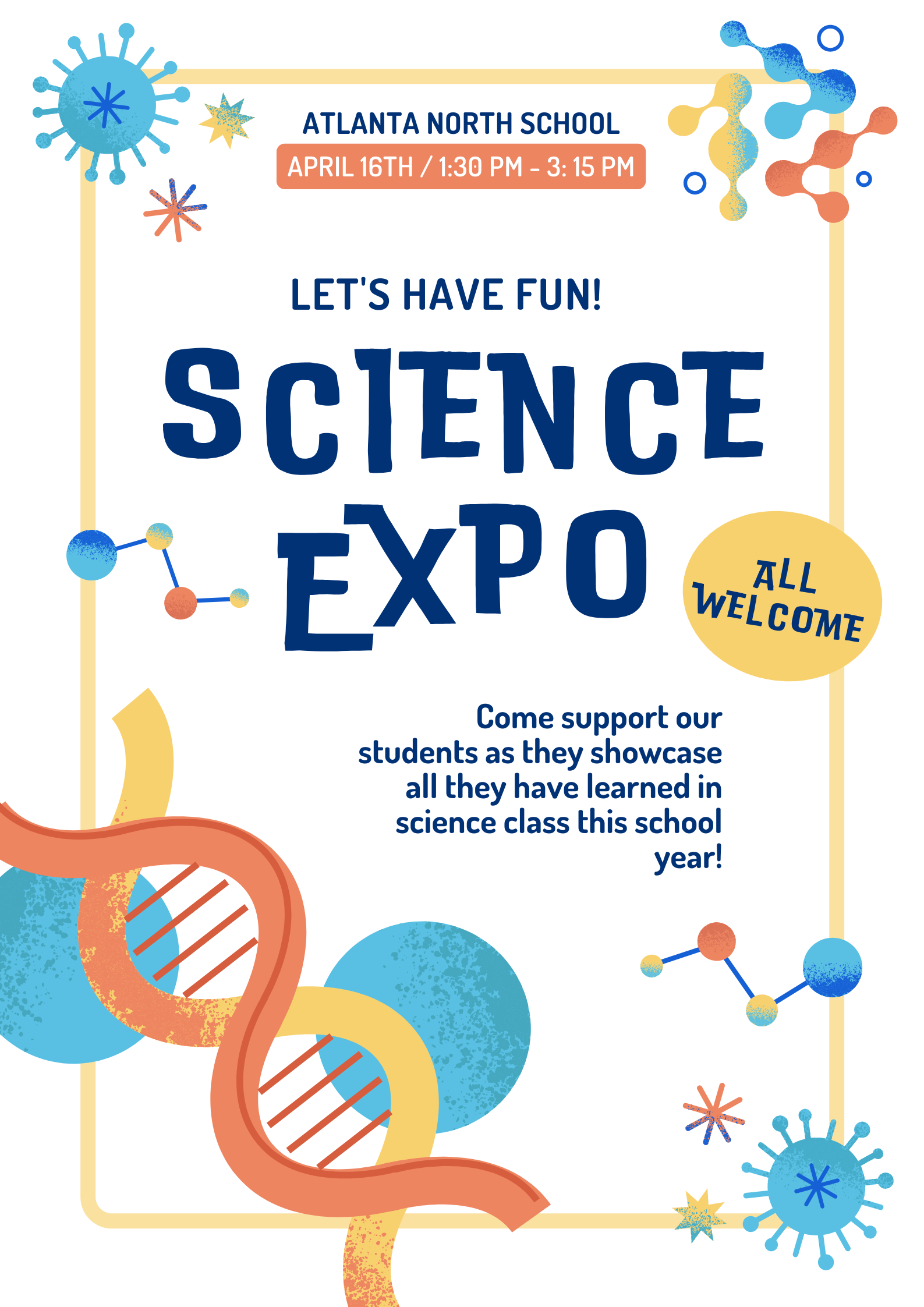 Blue and Orange Doodle Playful Science Fair Event Poster .png